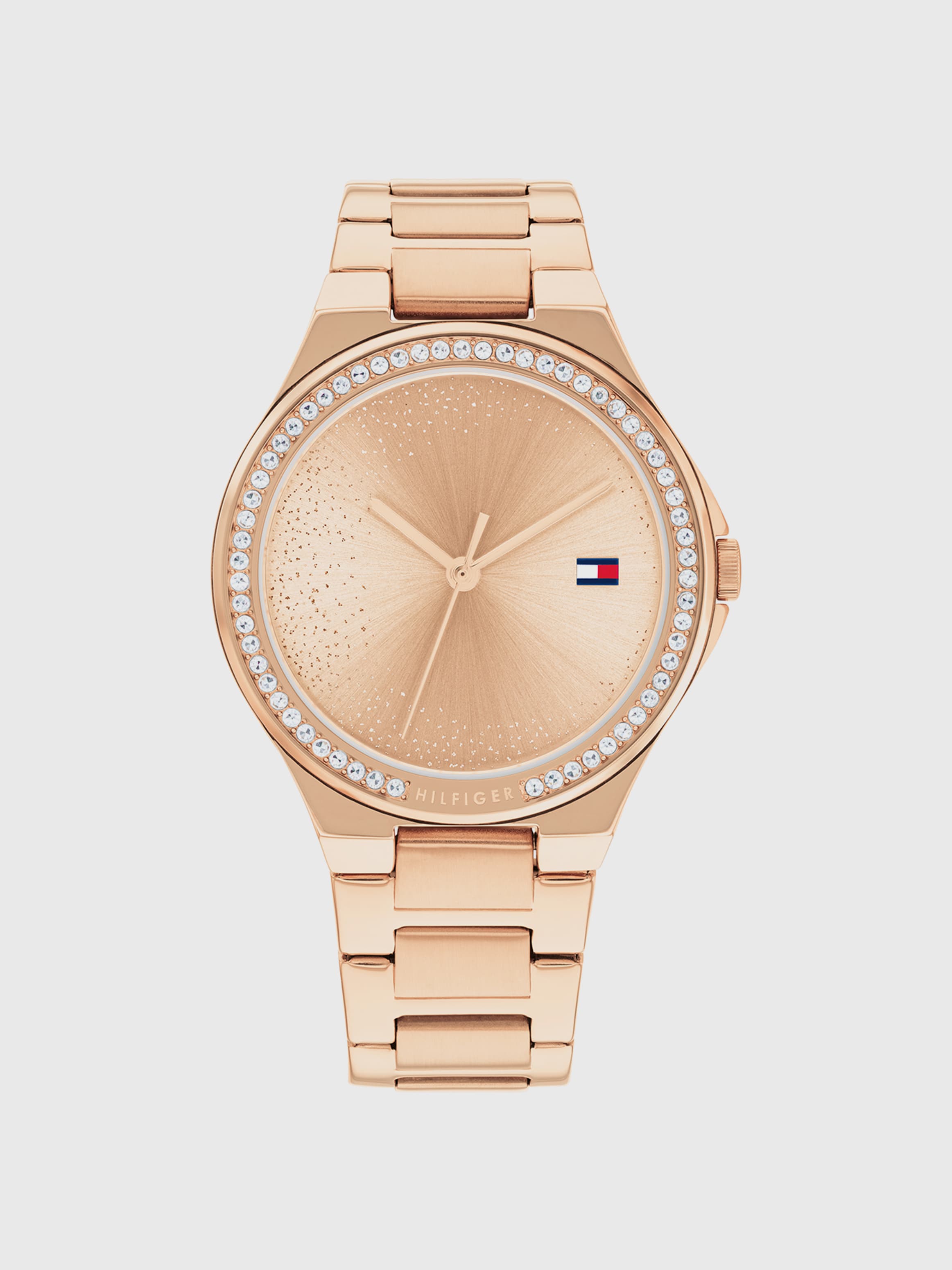 Juliette Ionic Plated Rose Gold Steel Womens Watch