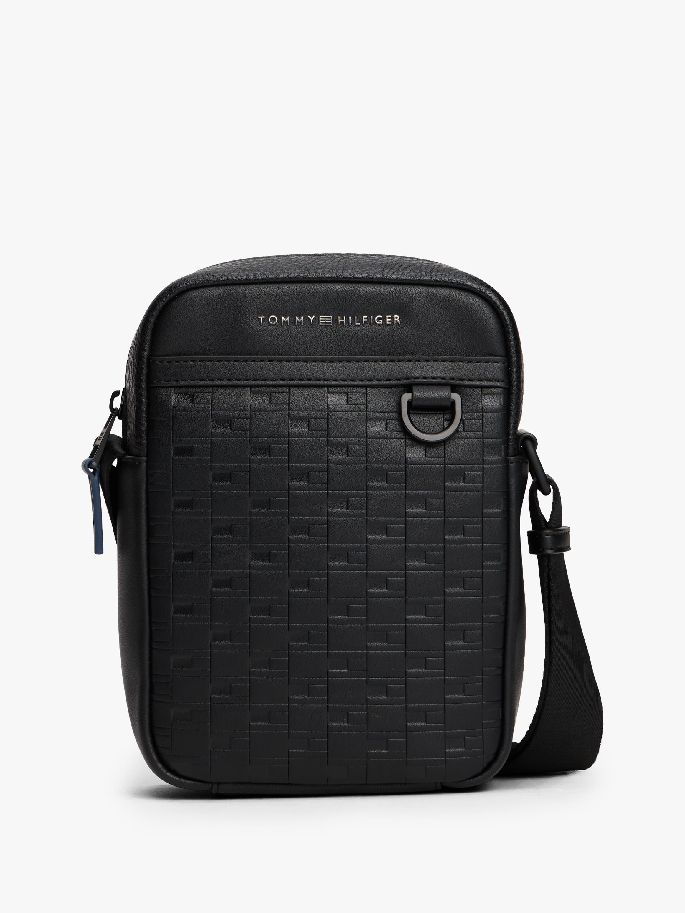 Modern Repeat Flag Crossbody Reporter Bag