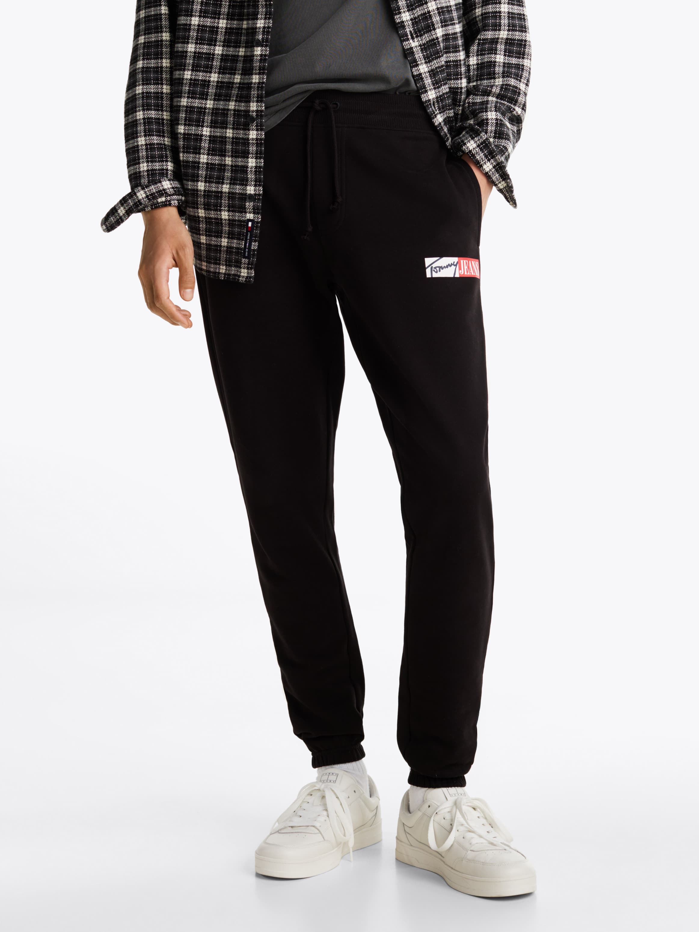 Signature Logo Cuffed Slim Joggers