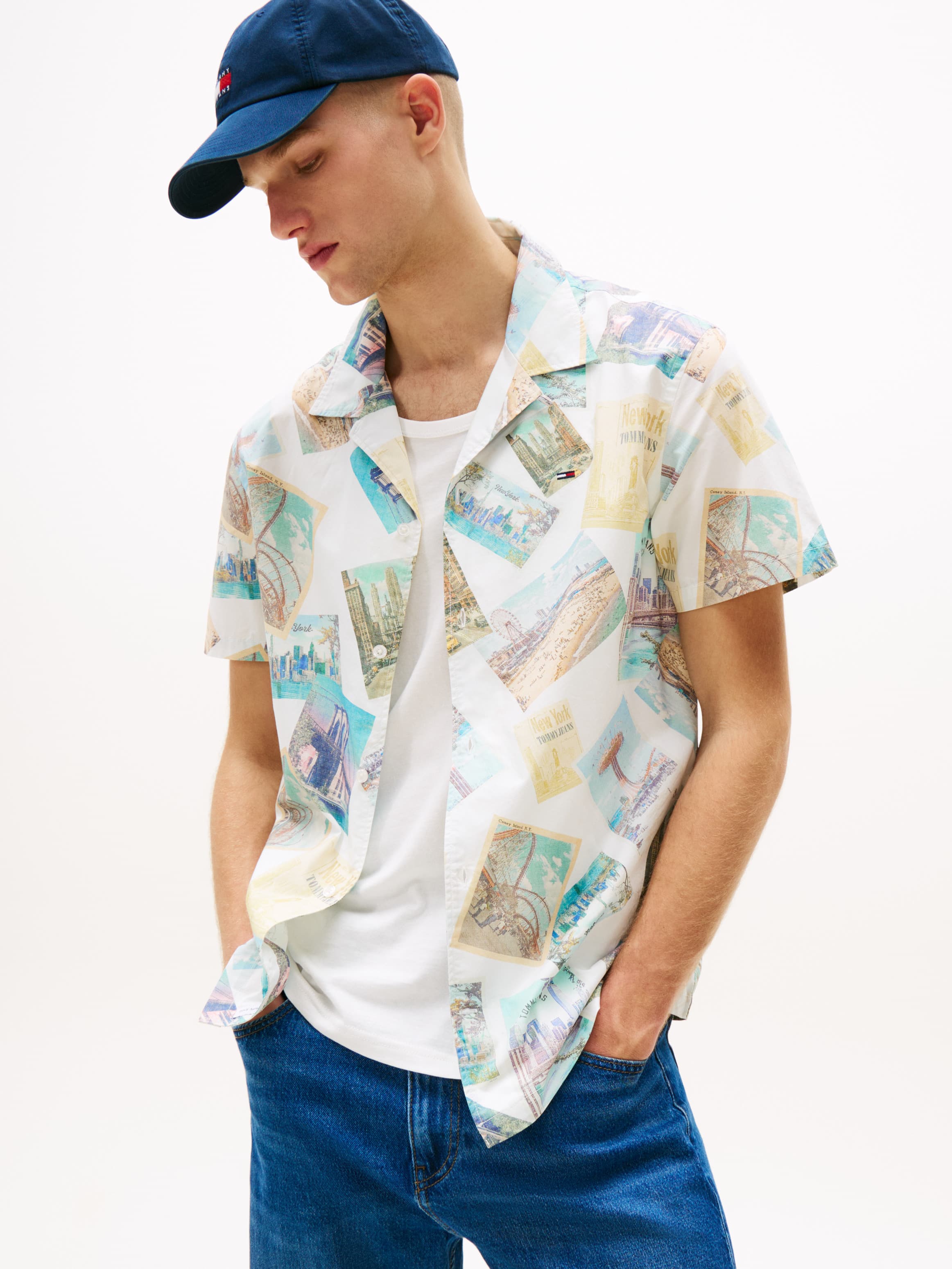 Regular Fit Print Short Sleeve Shirt