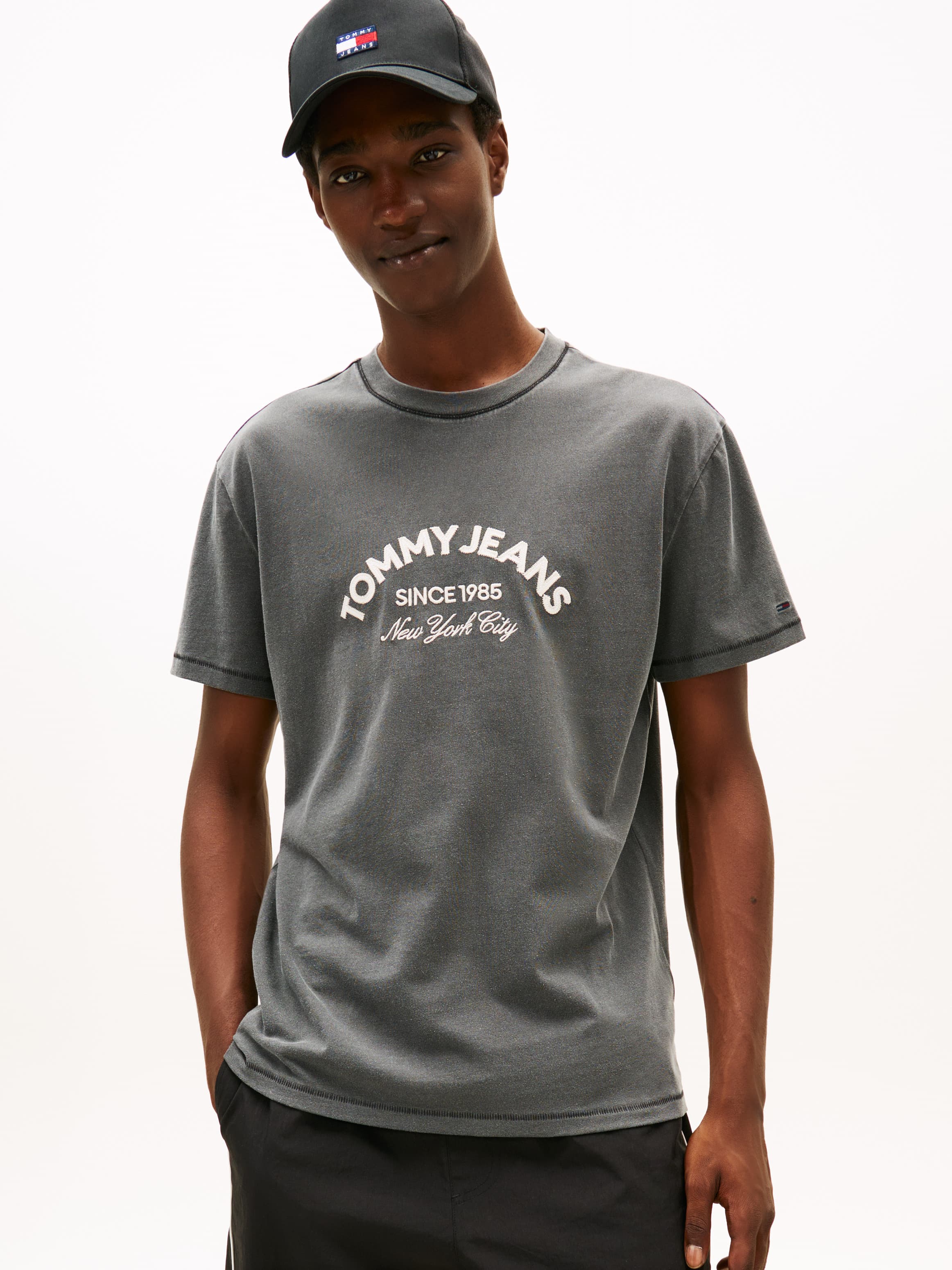 Arch Logo Textured T-Shirt