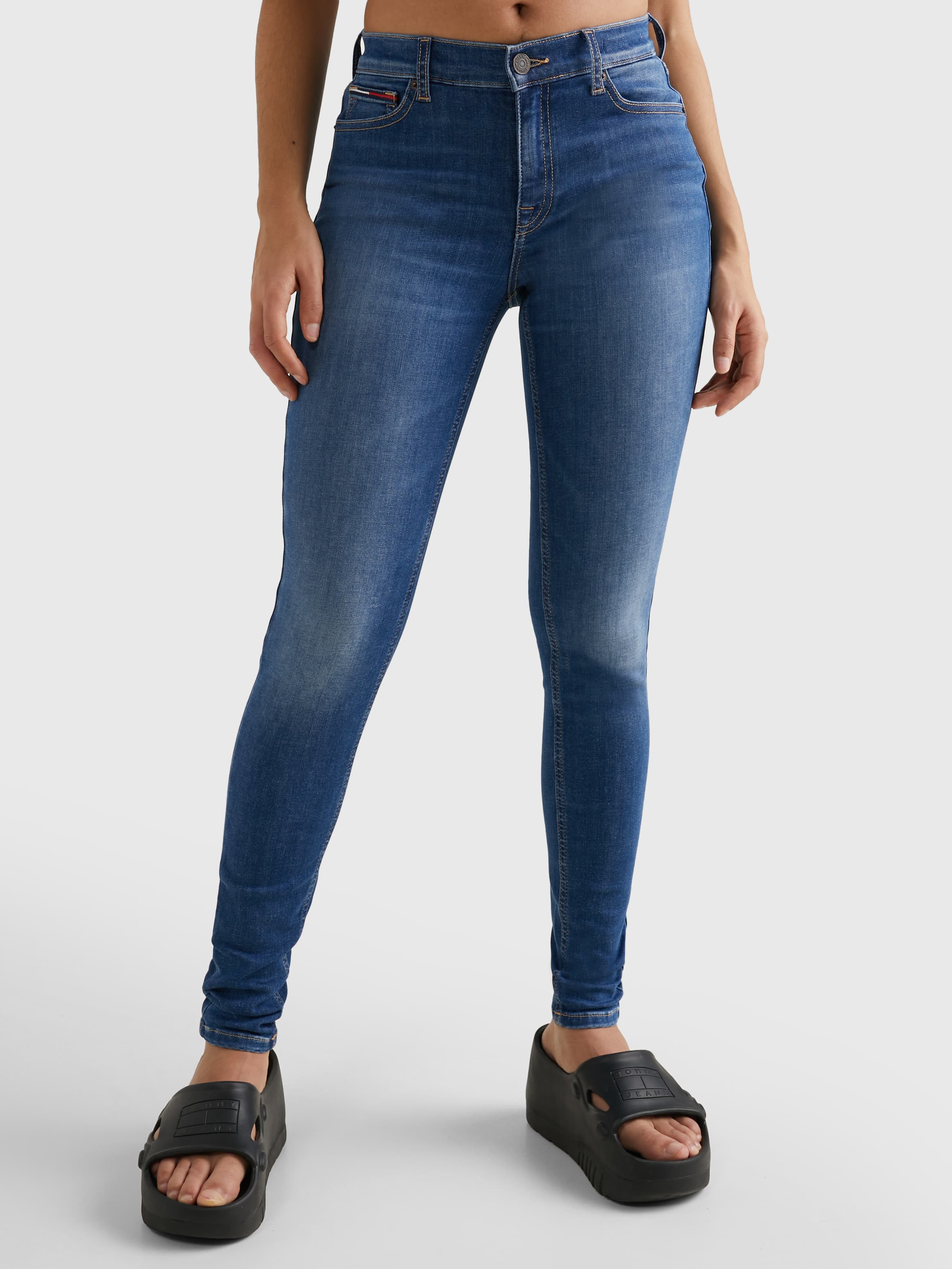 Nora Mid Rise Skinny Jeans