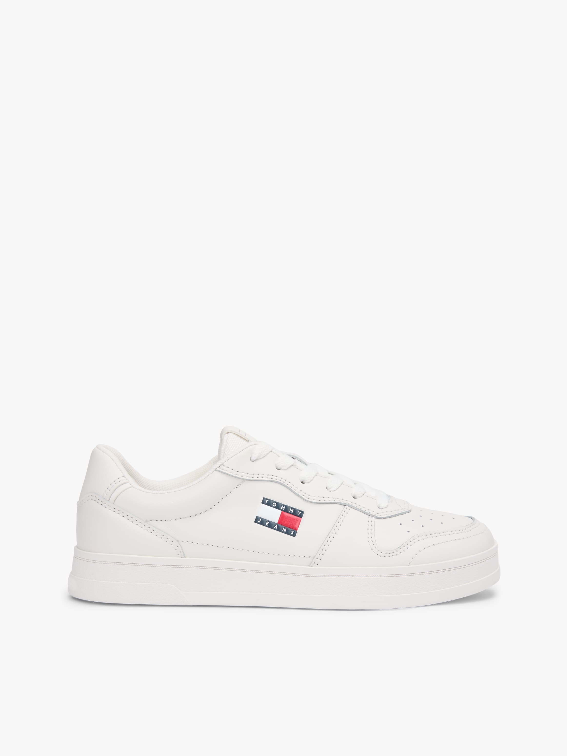 The Greenwich Logo Leather Trainers