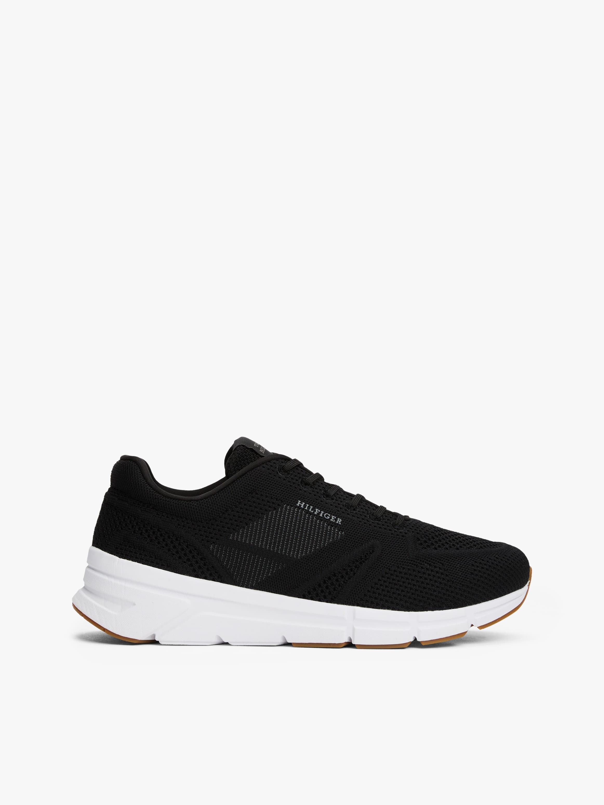Hilfiger Monotype Logo Knit Runner Trainers