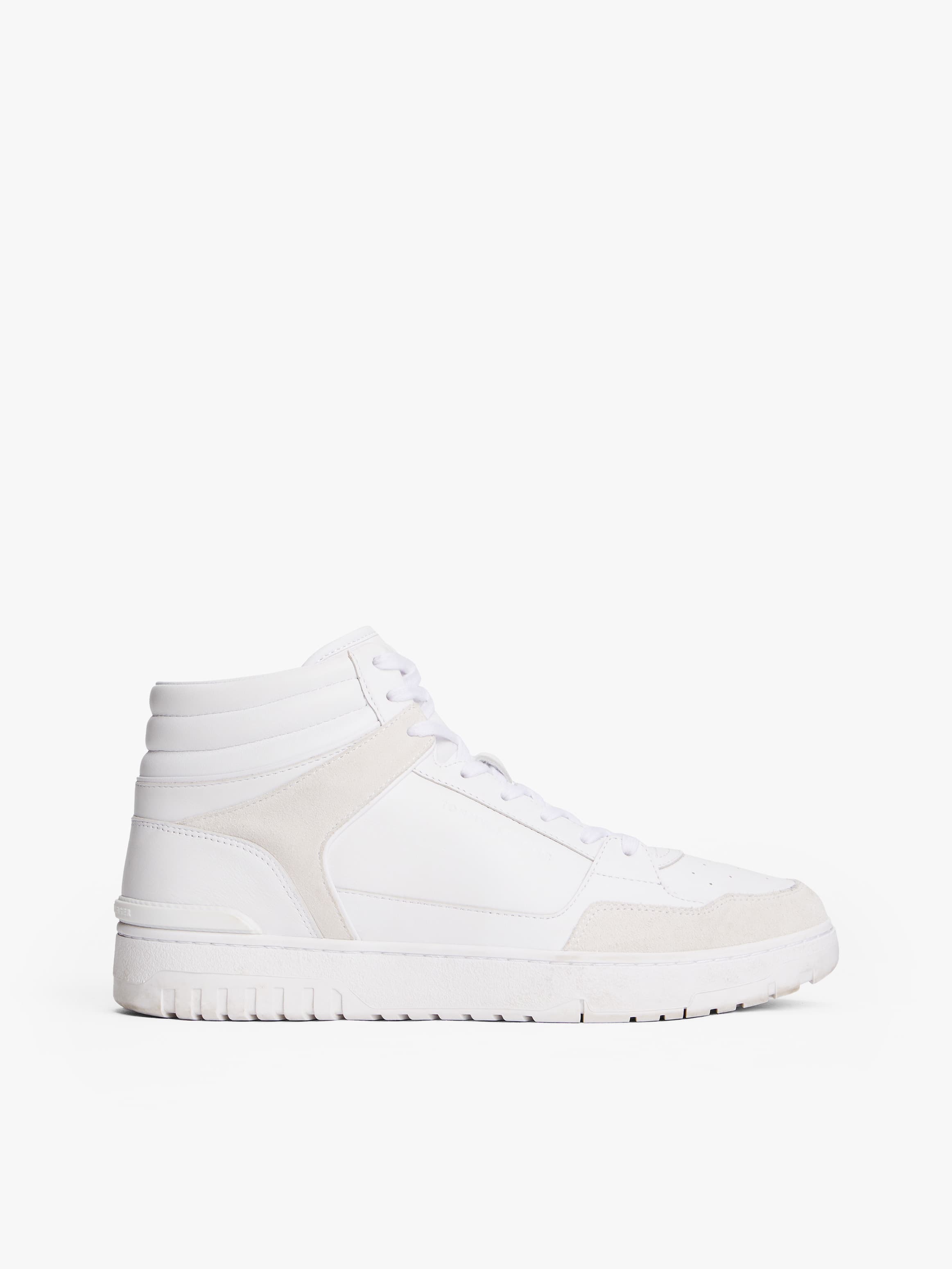 The Runway Collection Leather Mid-Top Basketball Trainers