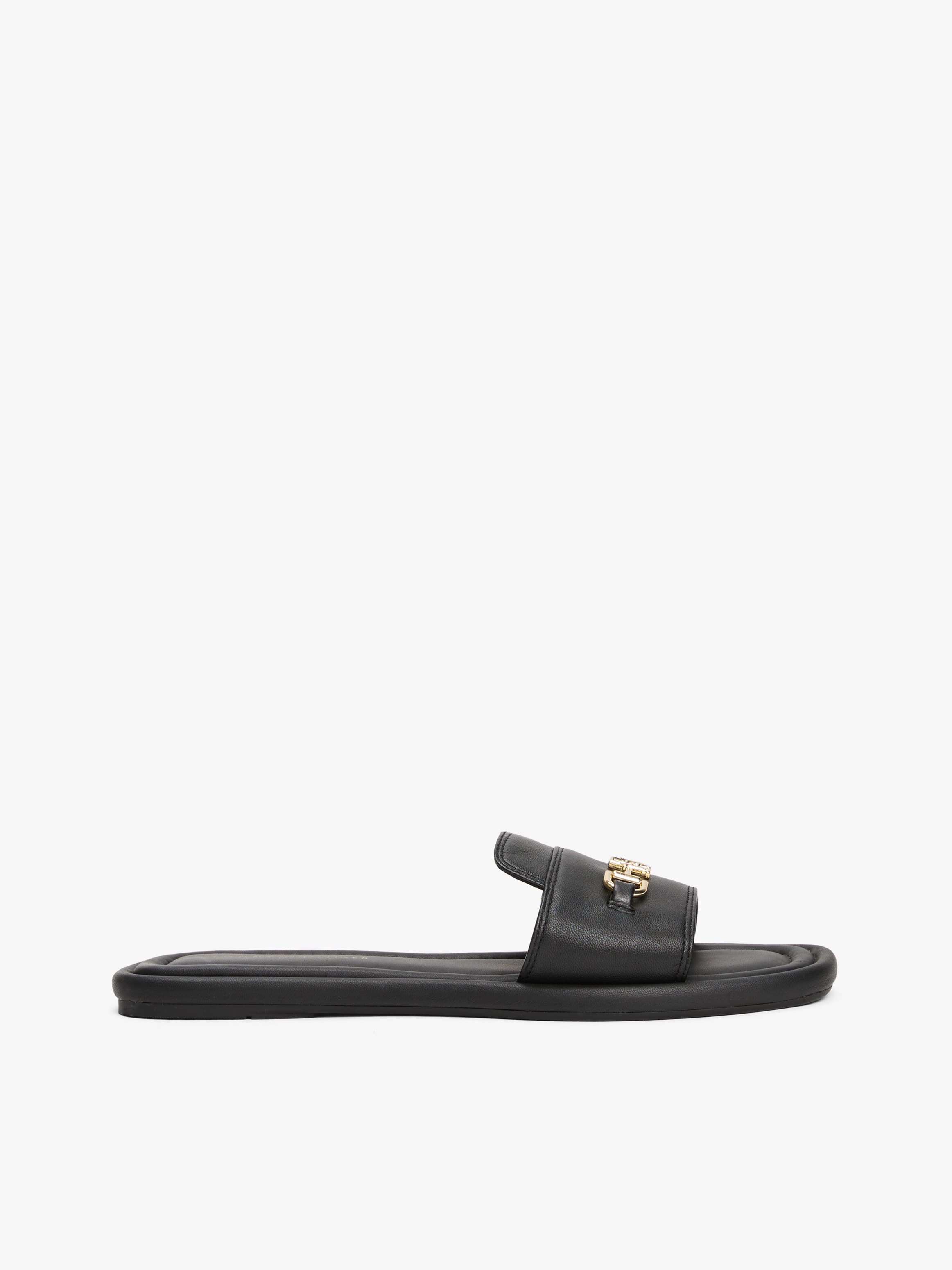 Leather Horsebit Mules