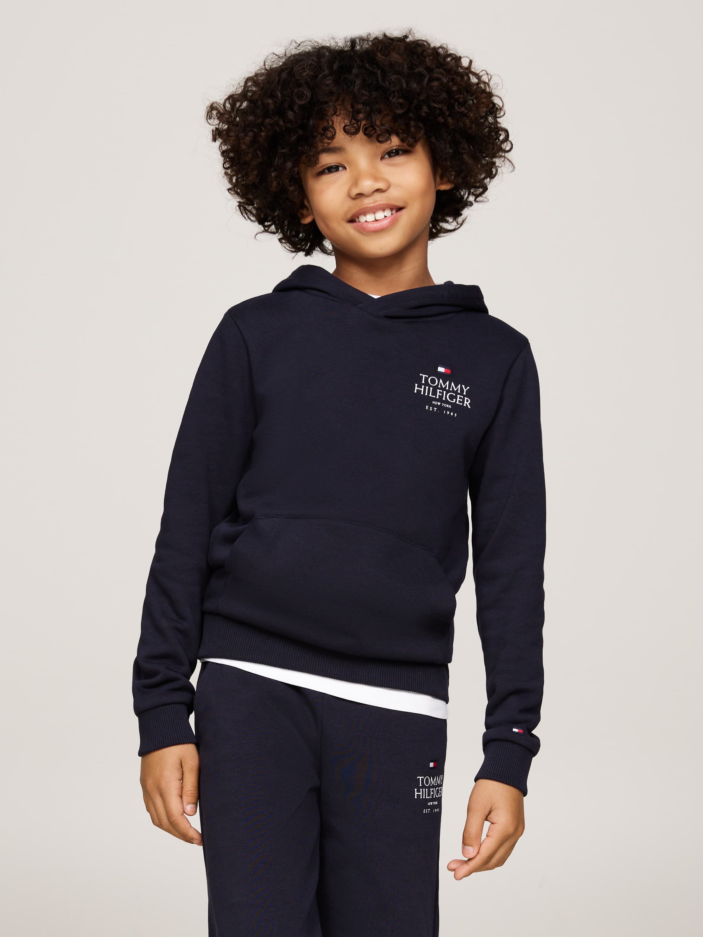 Hilfiger Logo Kangaroo Pocket Hoody