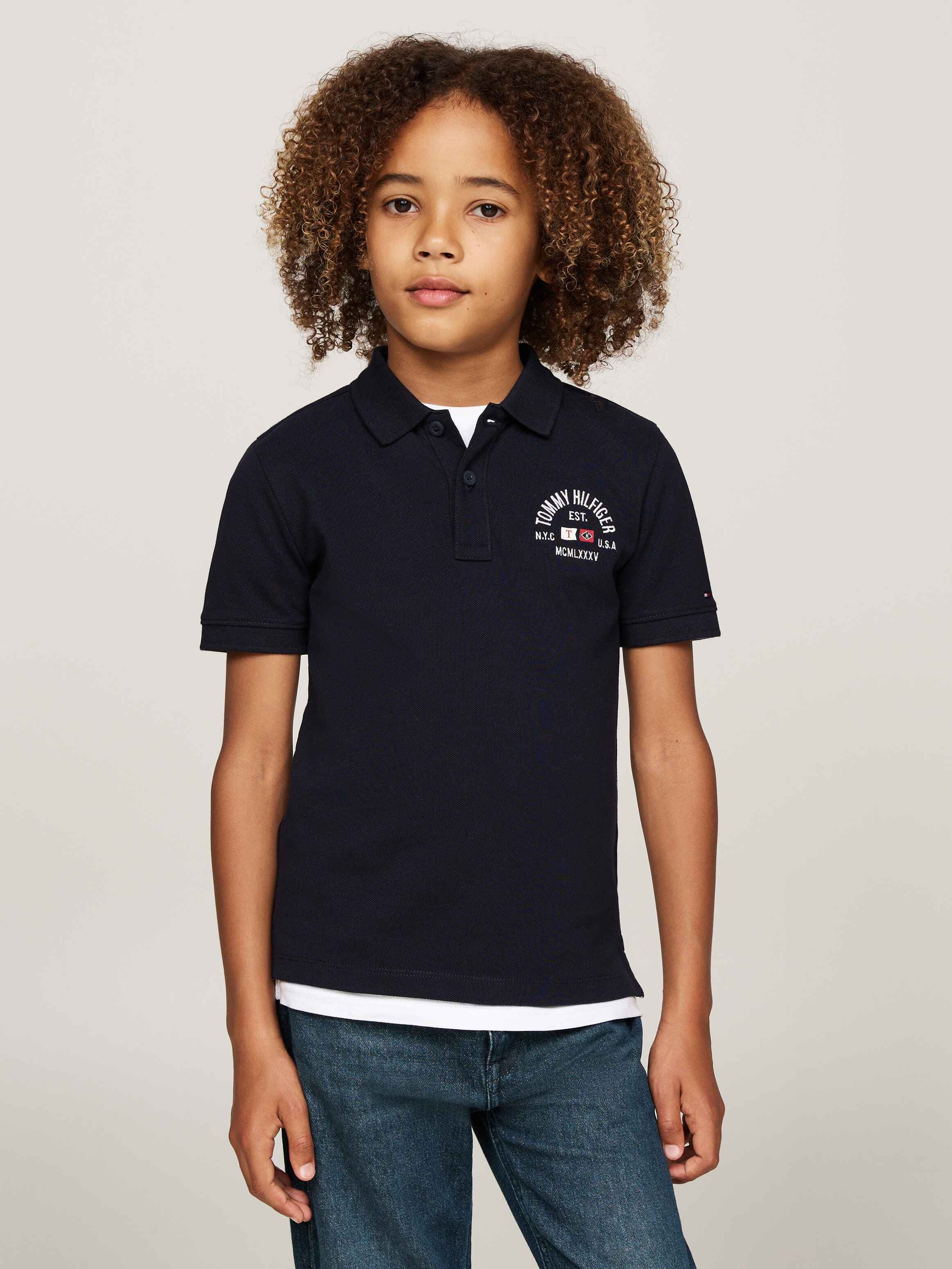 Logo Embroidered Polo T-Shirt