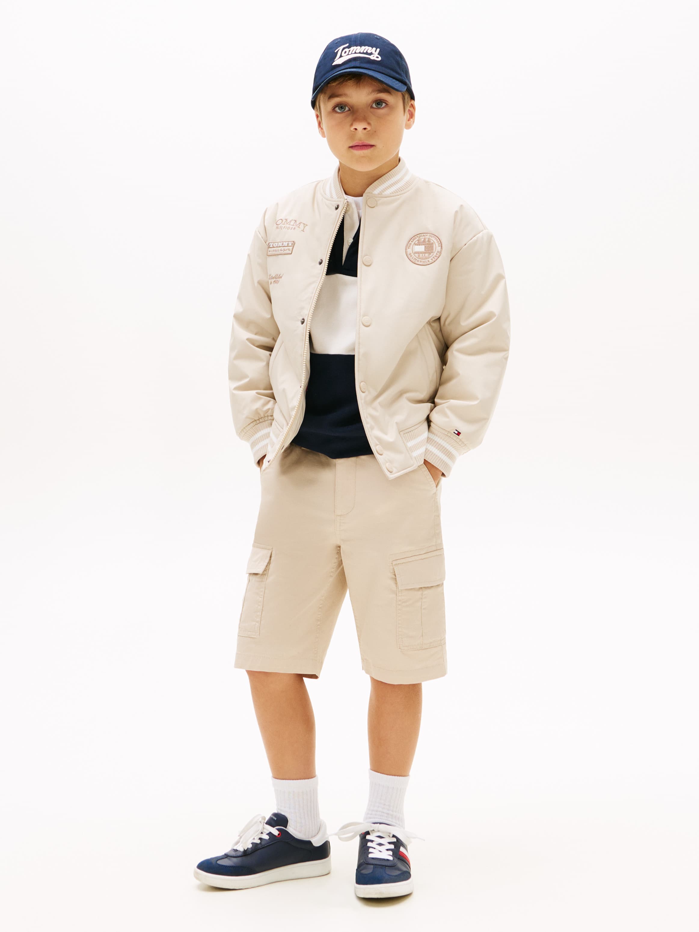 Twill Cargo Relaxed Cargo Shorts