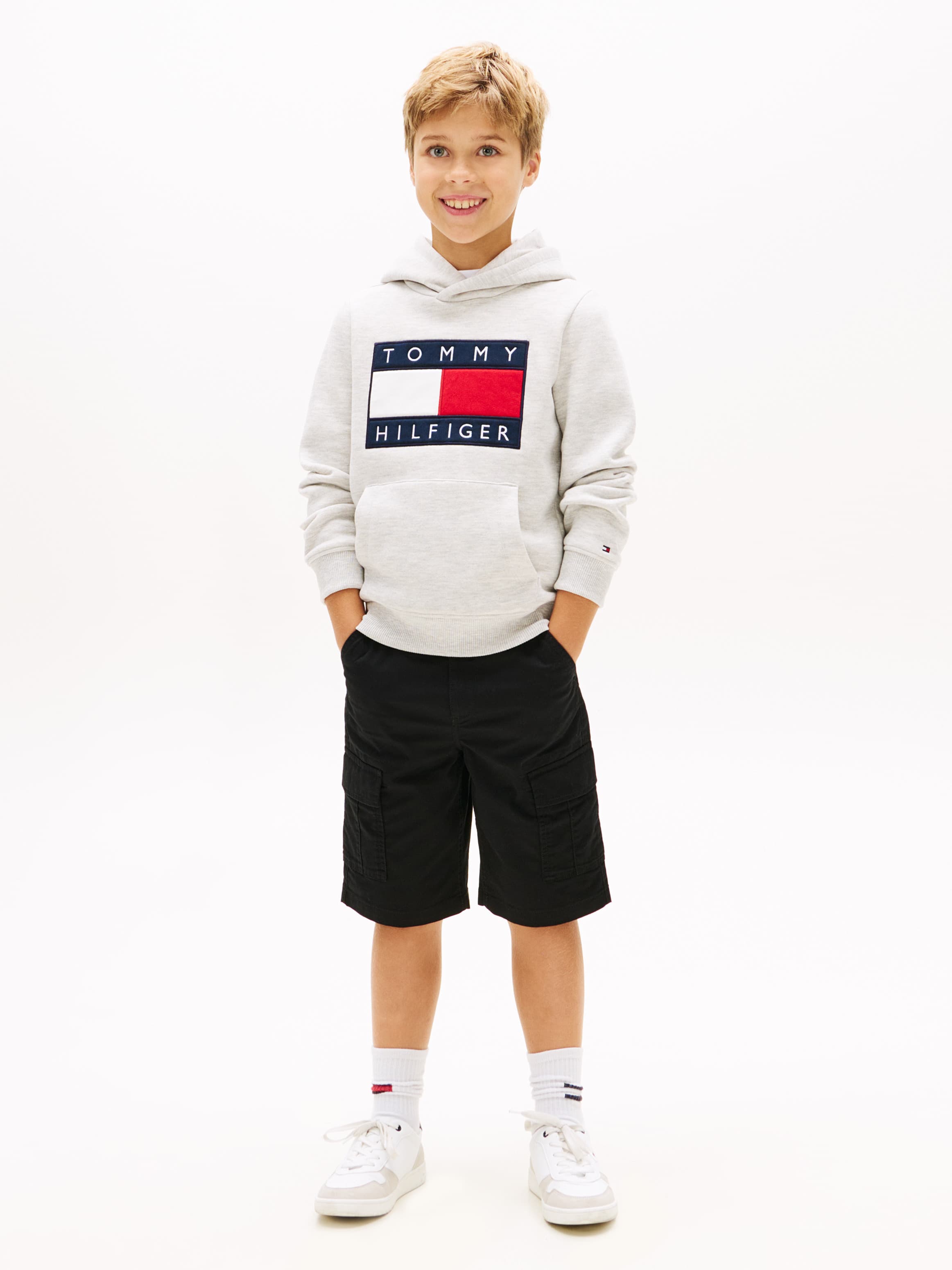 Twill Cargo Relaxed Cargo Shorts