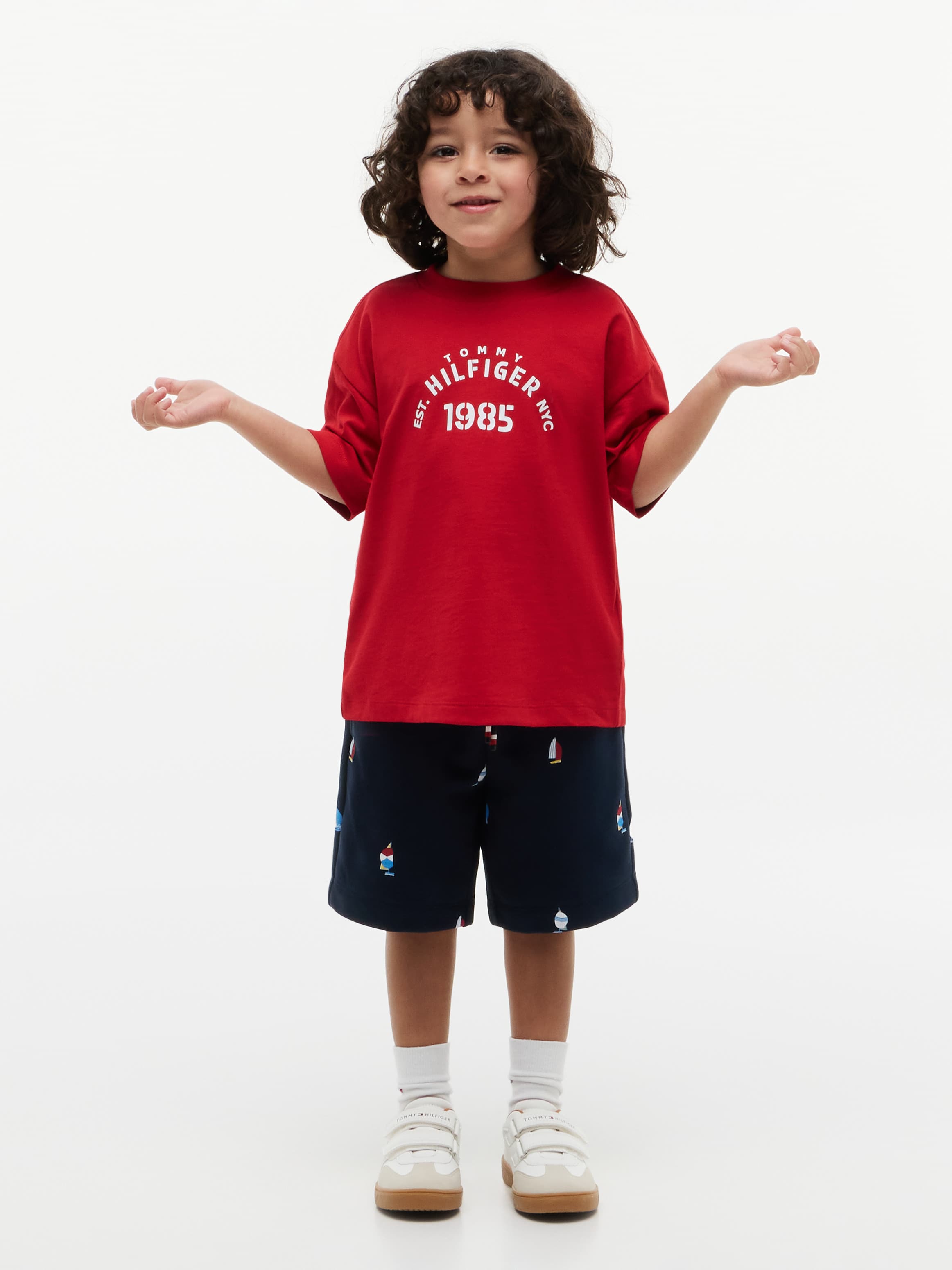 Terry T-Shirt and Shorts Outfit