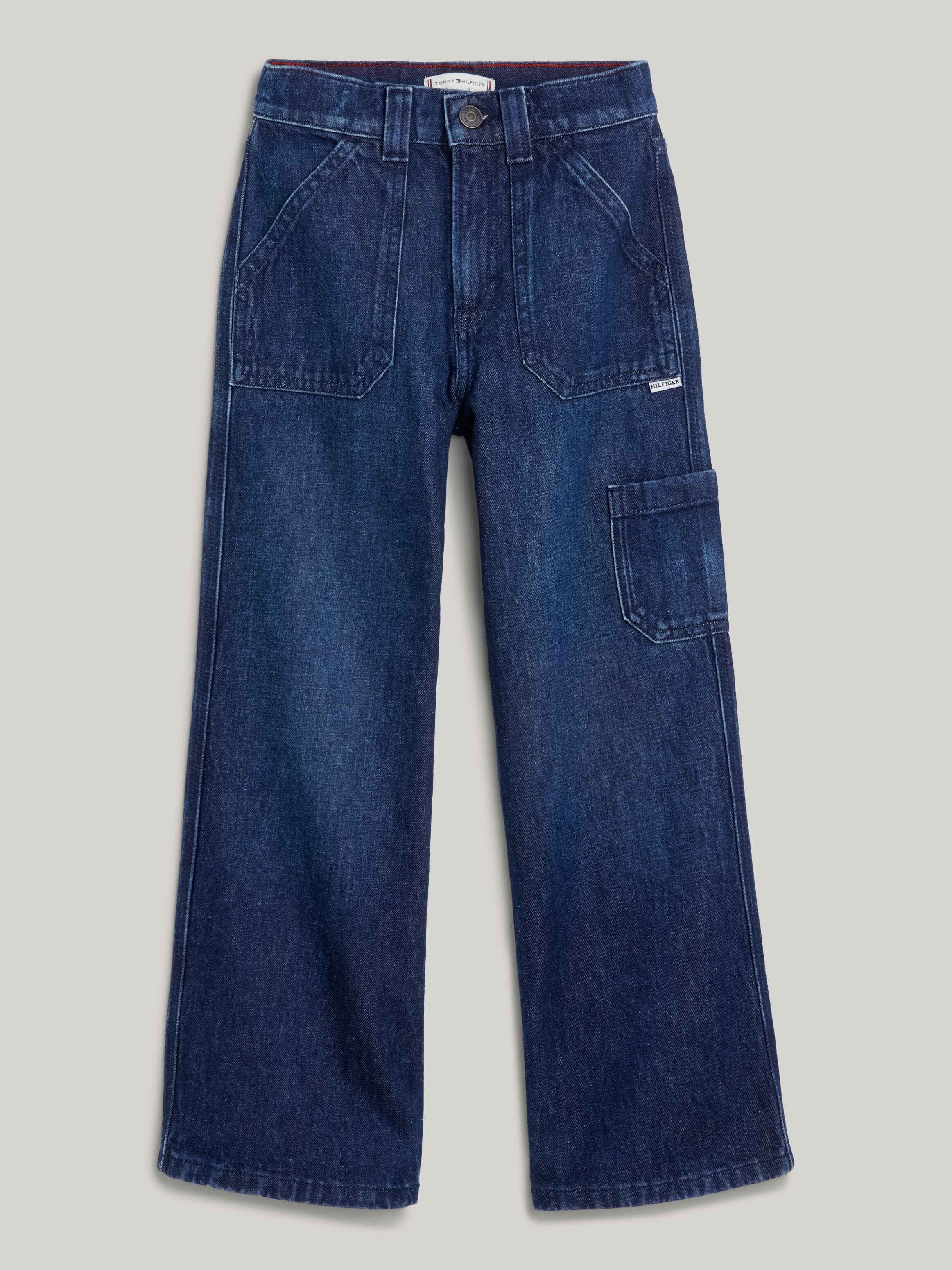 Wide Leg Cargo Jeans