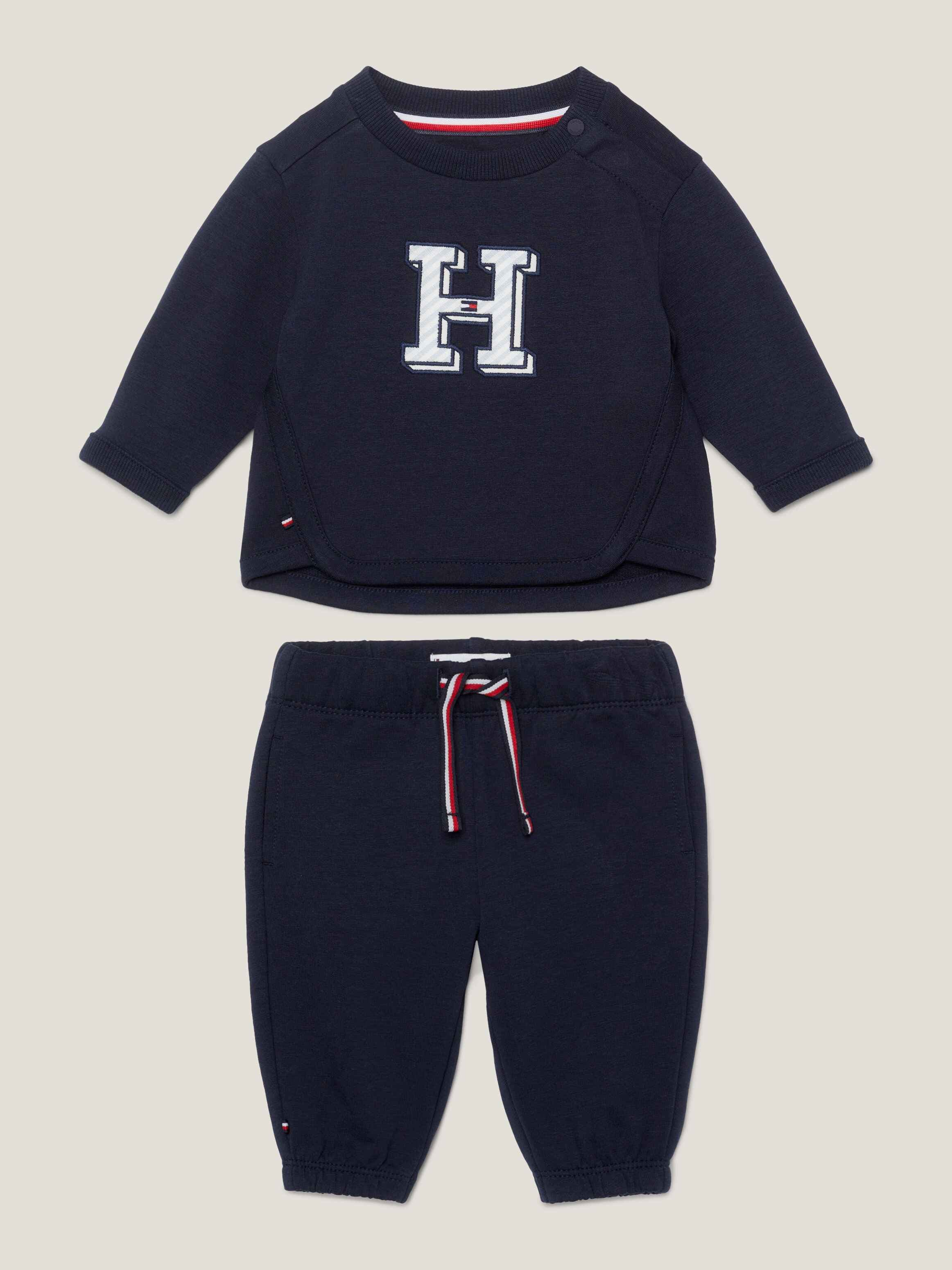 Ithaca Stripe Logo Sweatshirt and Joggers Set