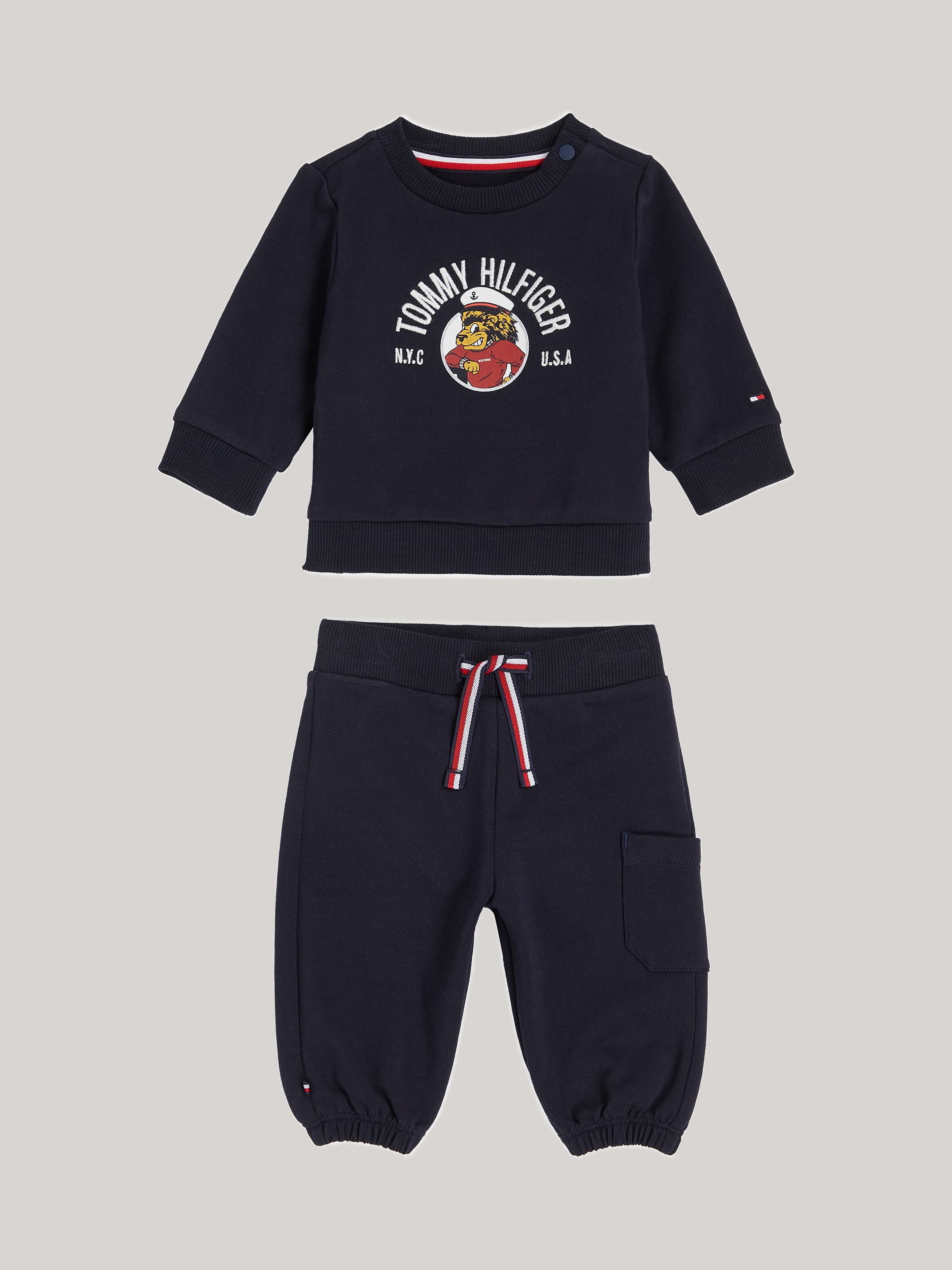 Nautical Hilfiger Logo Sweatsuit
