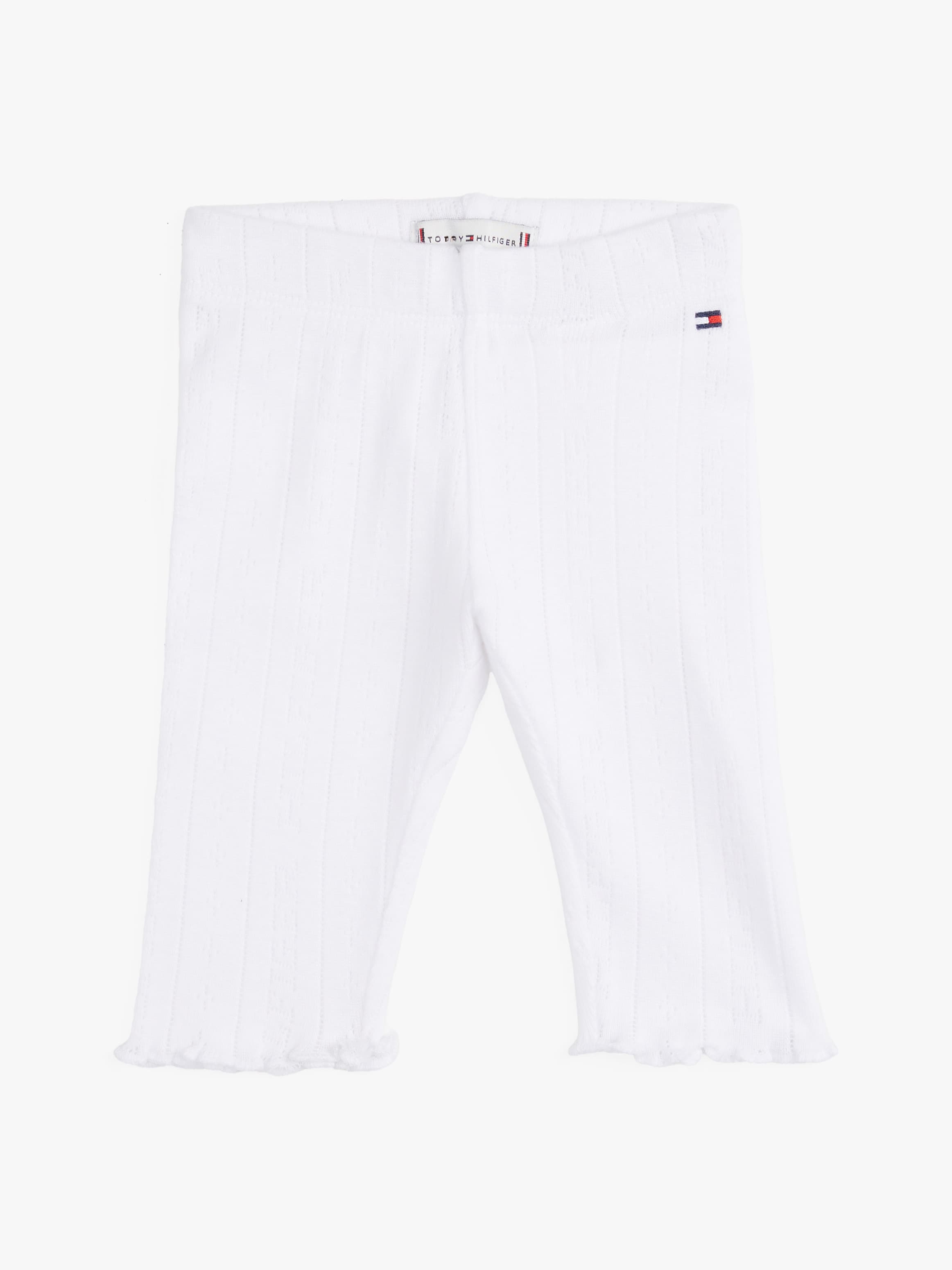 Pointelle Knit Slim Leggings