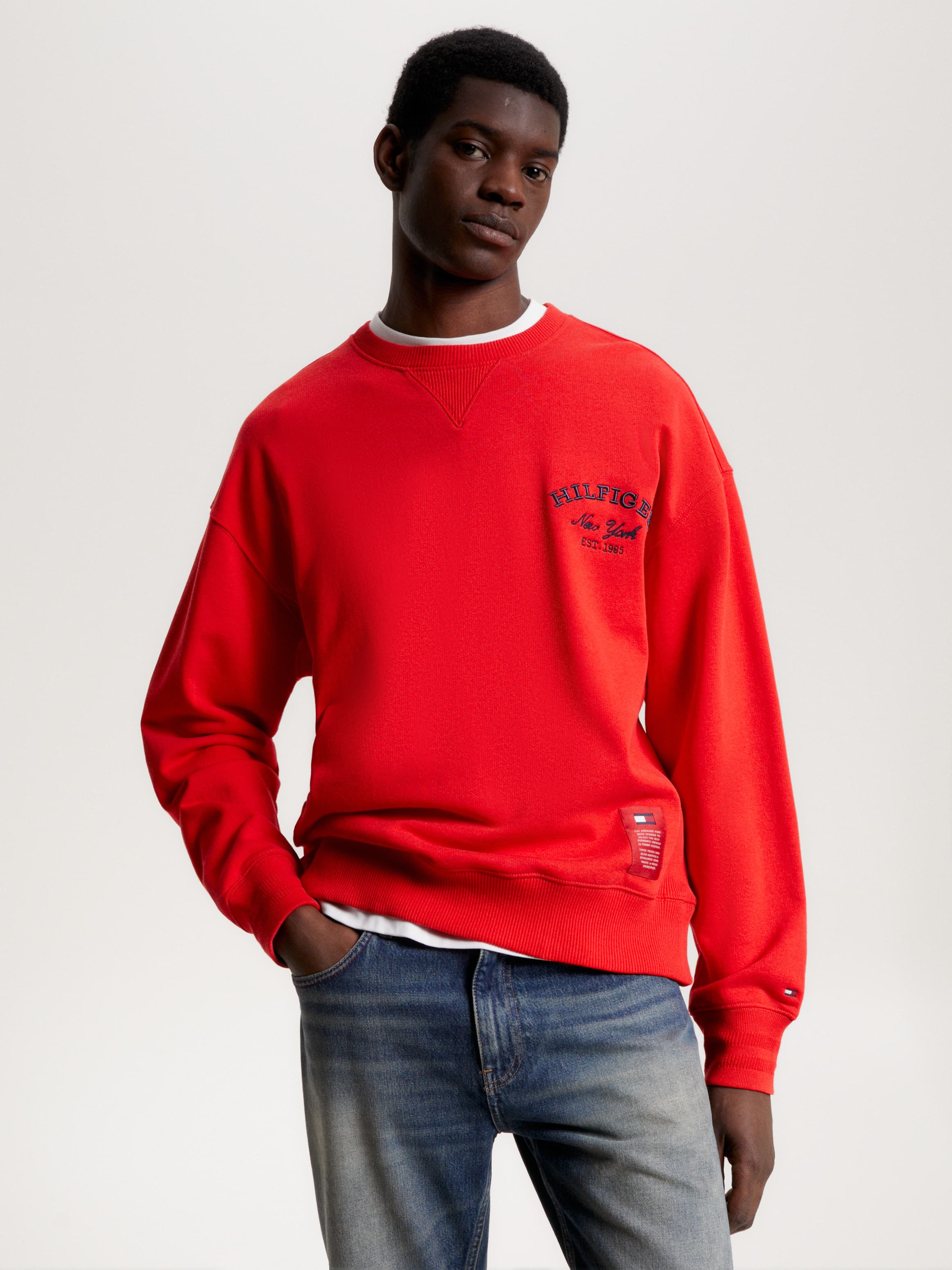 Prep Crew Neck Archive Fit Jumper