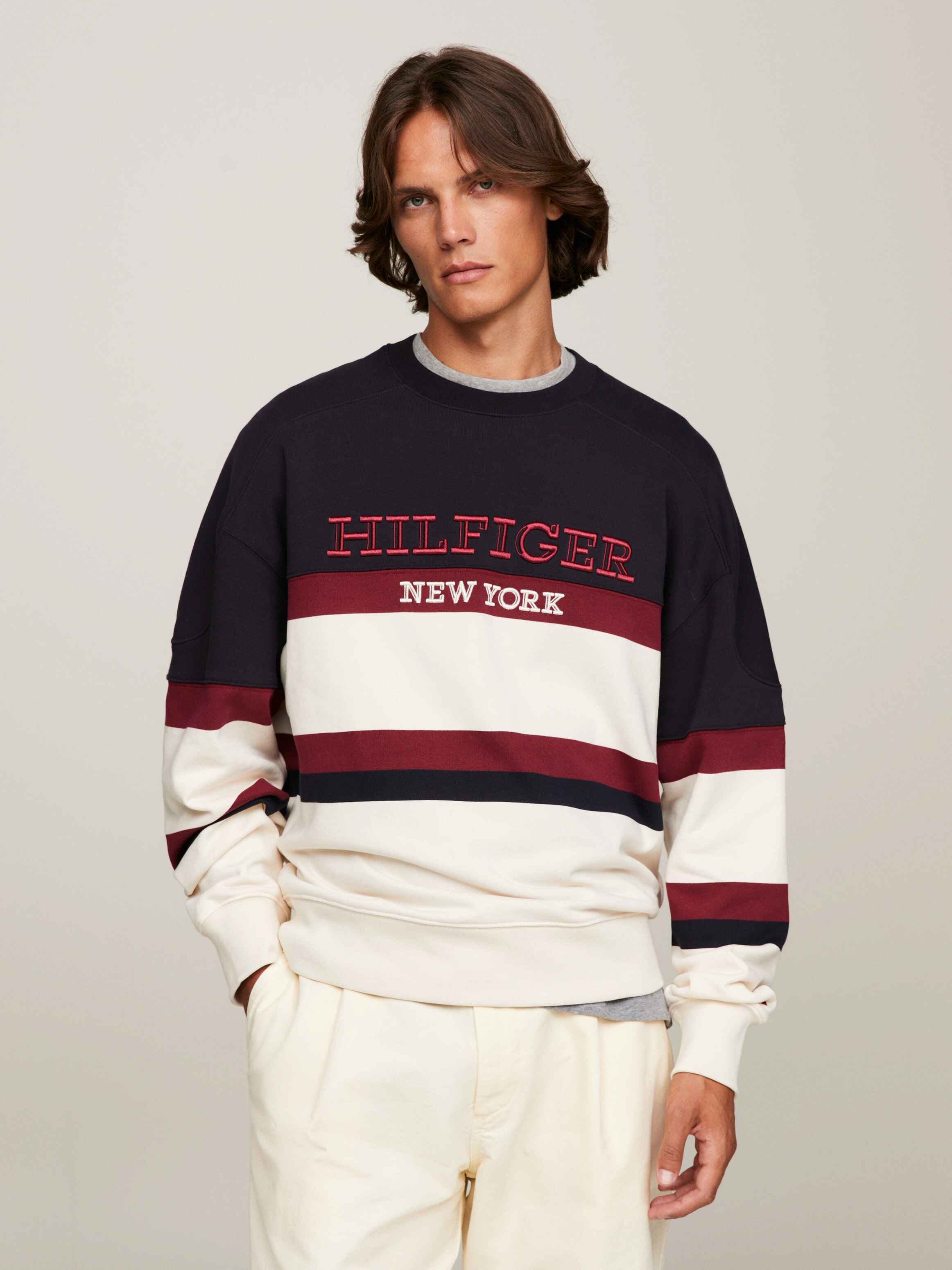 Hilfiger Monotype Color-Blocked Sweatshirt