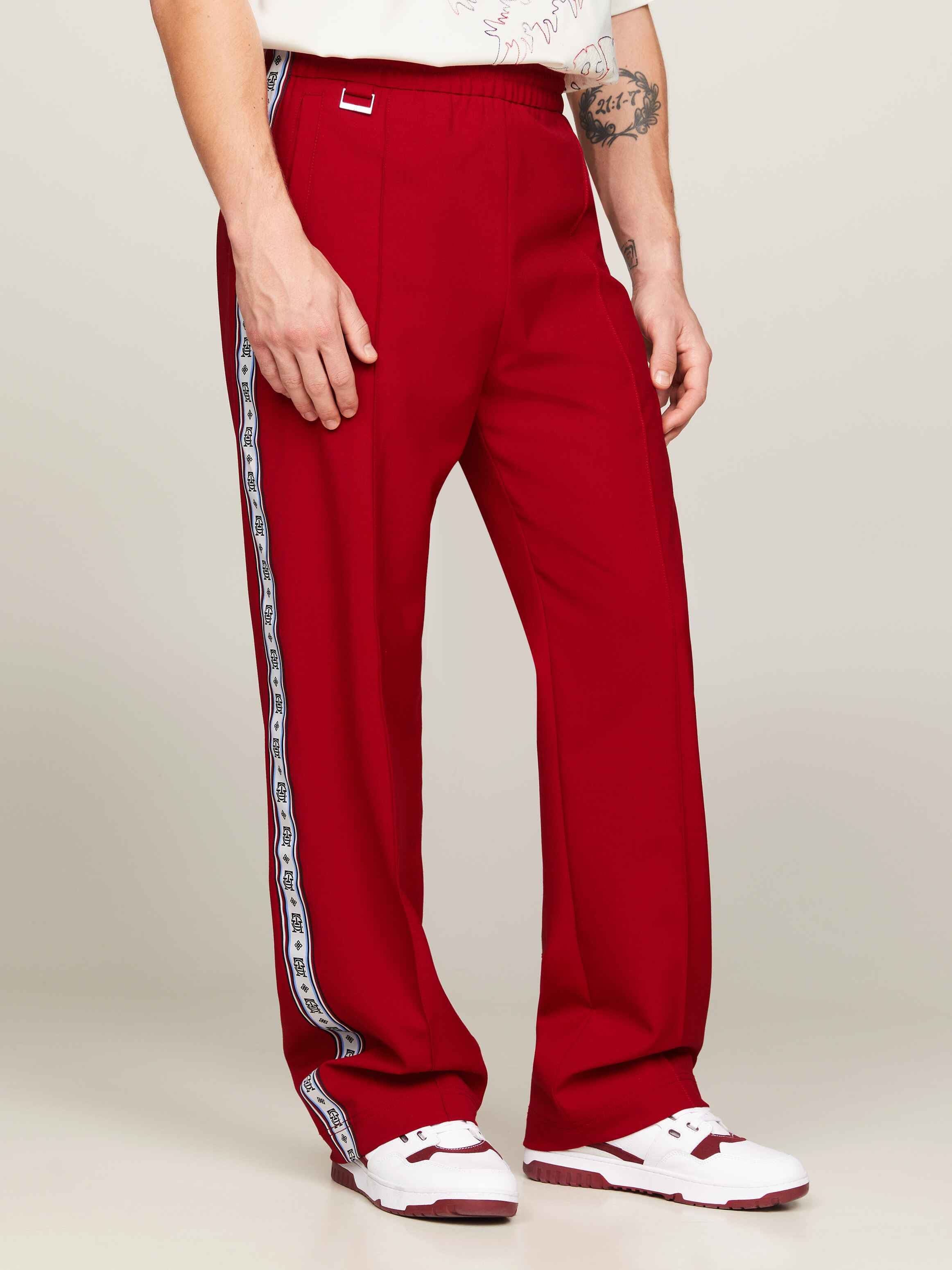 Tommy x CLOT Repeat Tape Relaxed Trousers