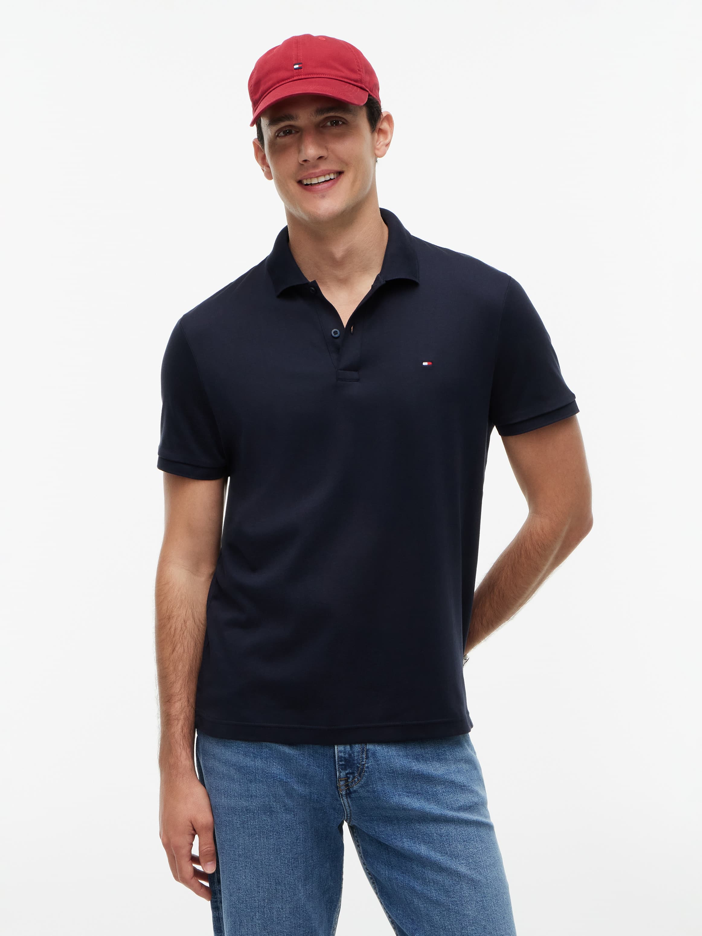 Essential Regular Fit Flag Embroidery Polo