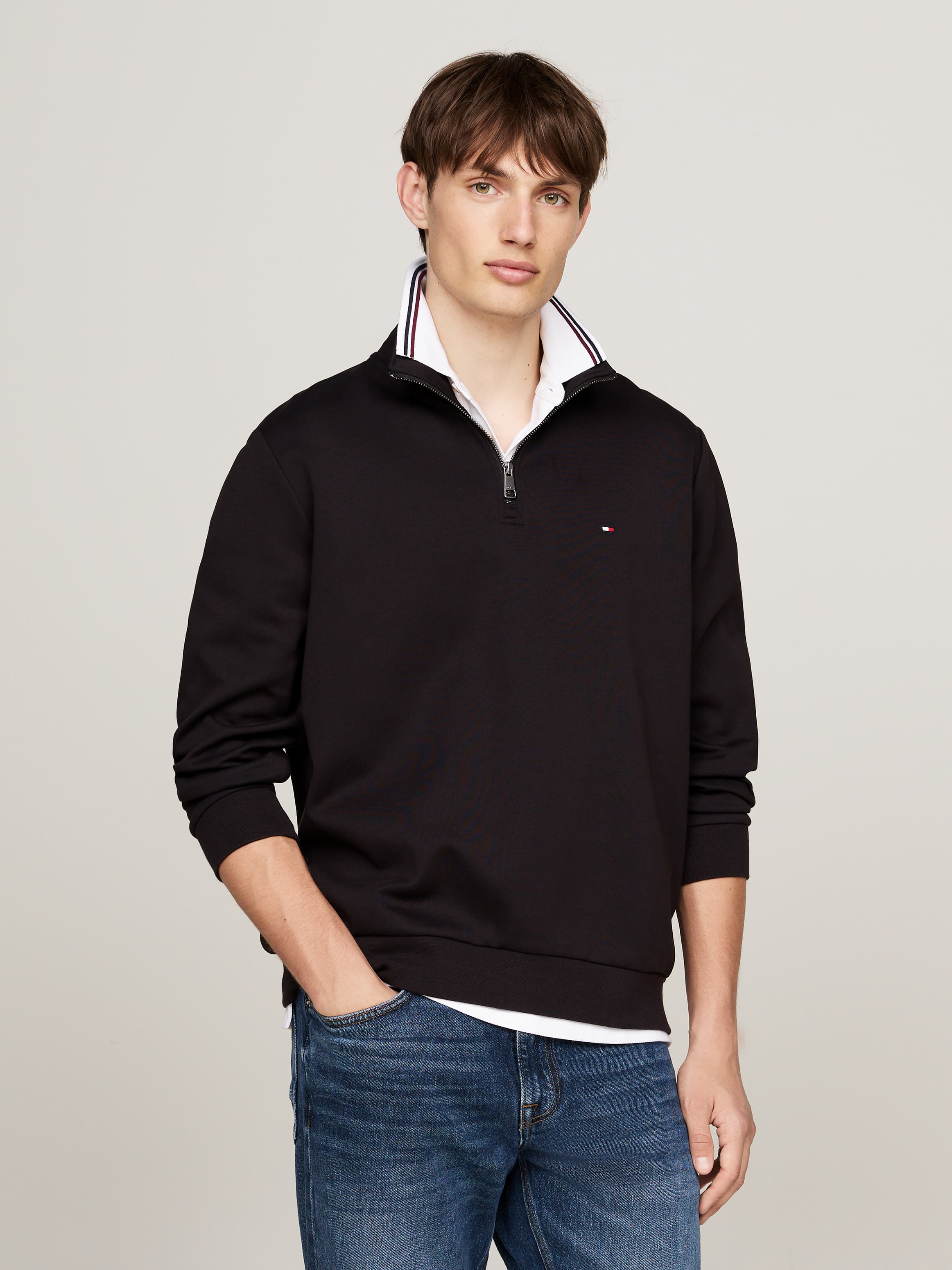 Quarter-Zip Intechno Knit Sweatshirt