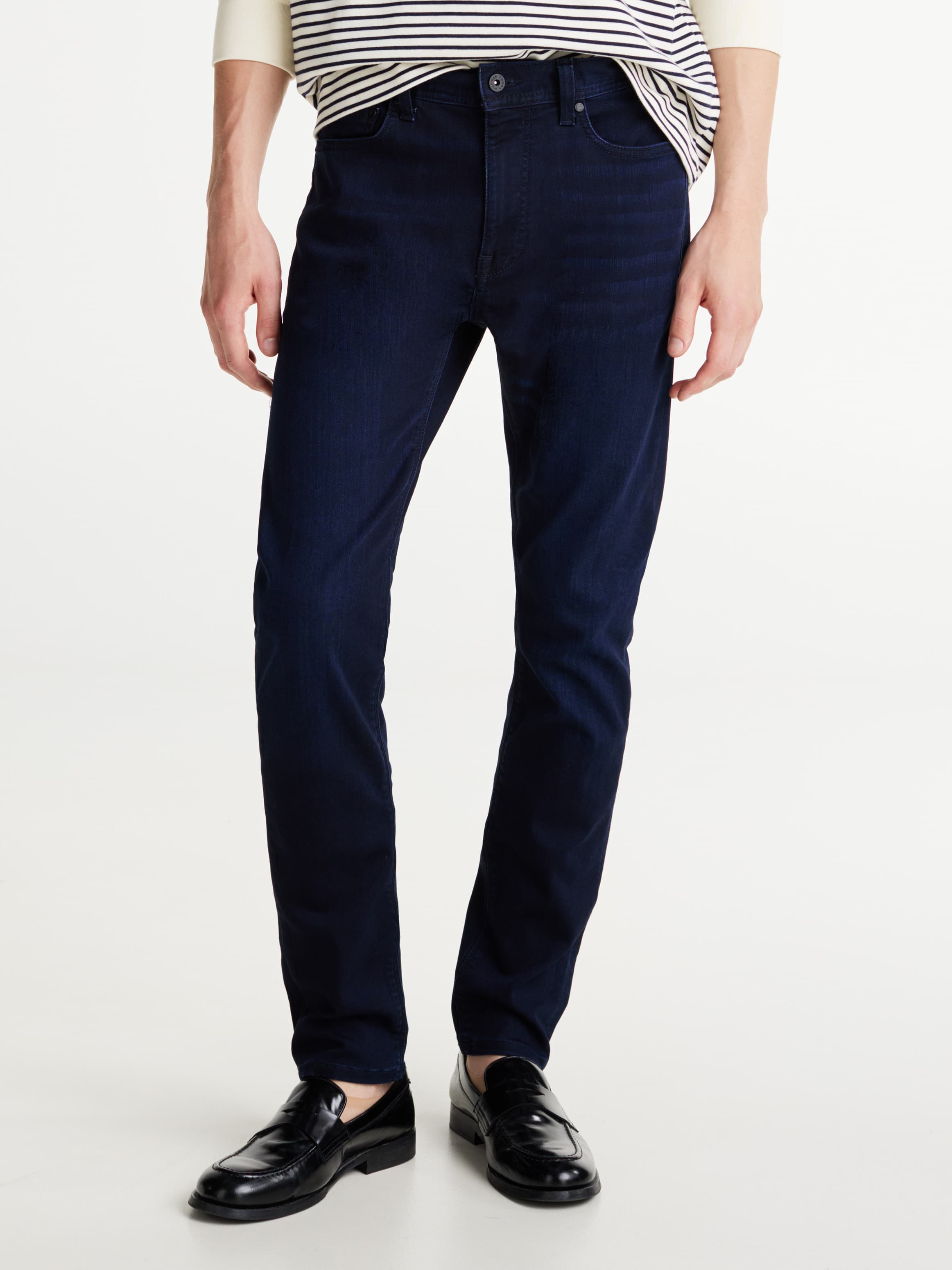 Bleecker Crest Embroidery Slim Jeans