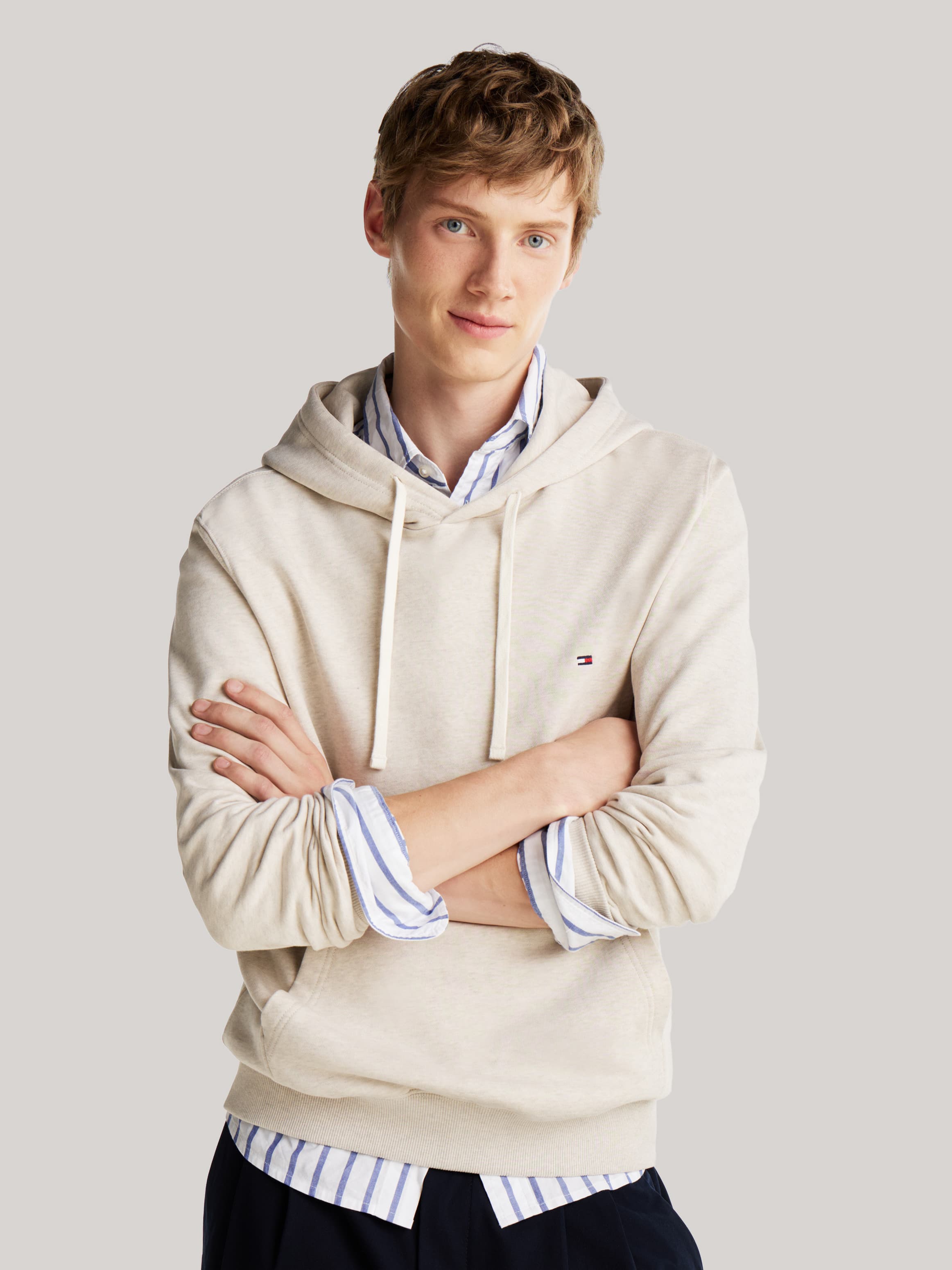 Flag Embroidery Terry Hoody