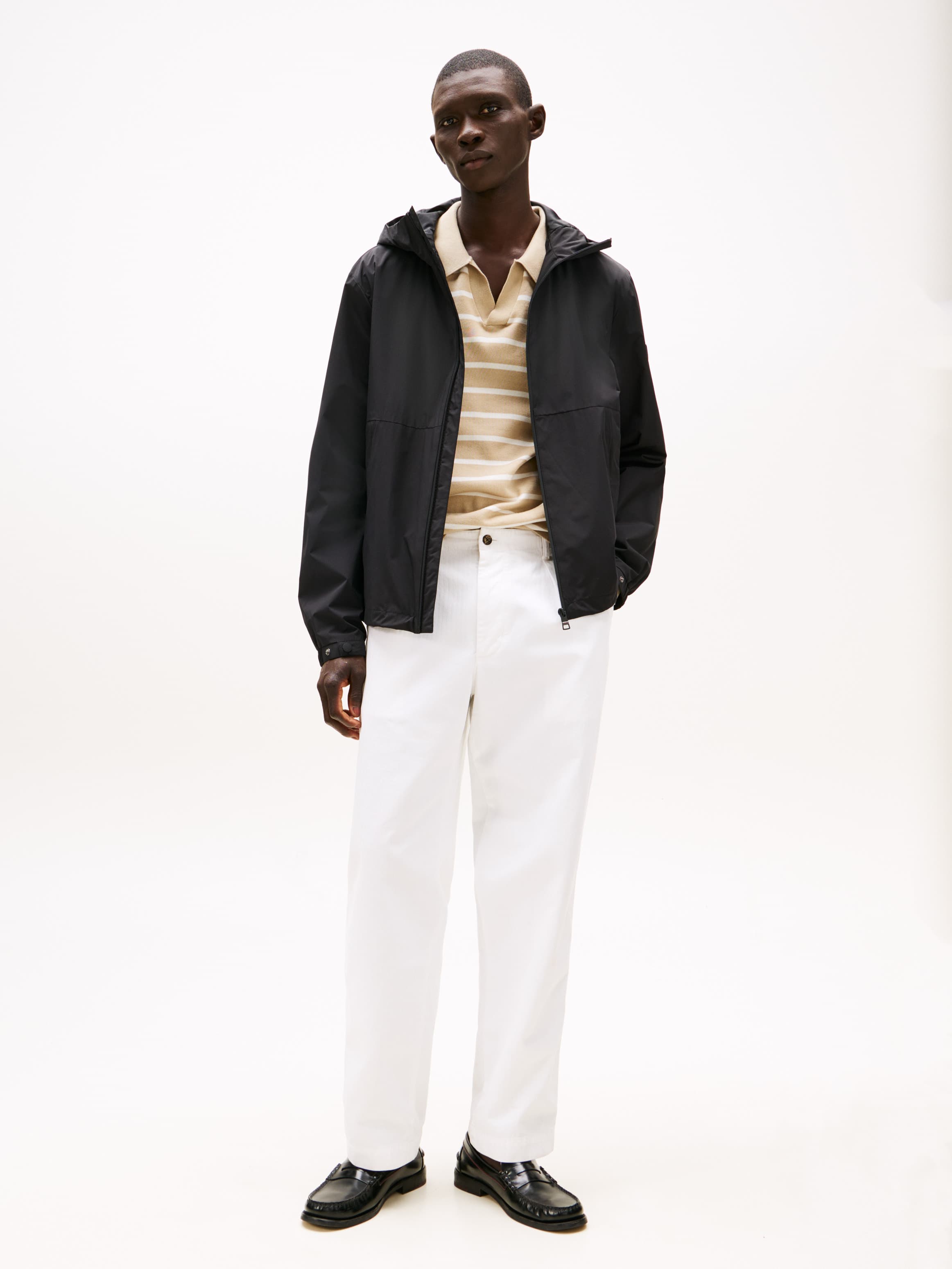 Herringbone Tapered Leg Chinos