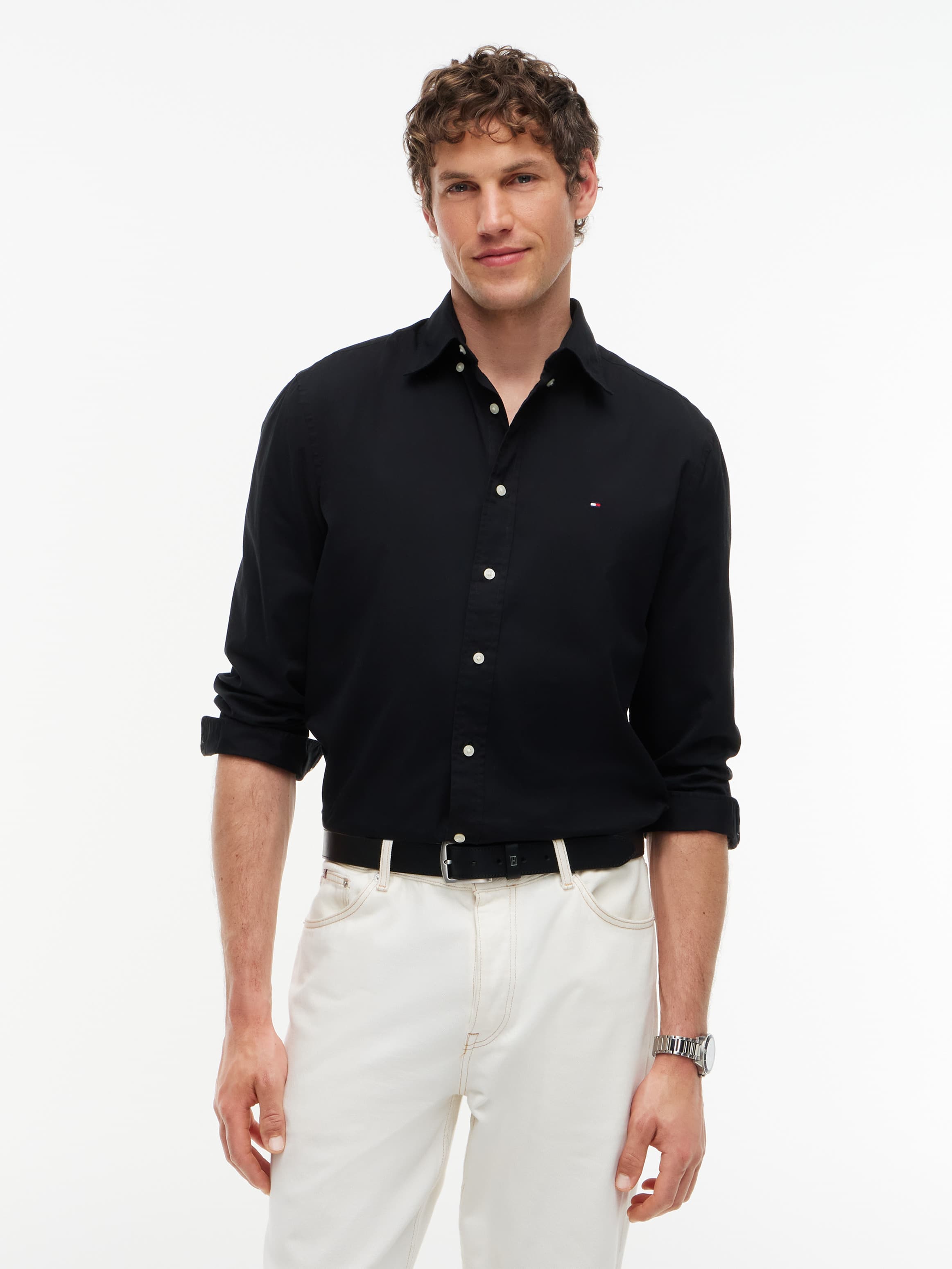 TH Flex Regular Fit Poplin Shirt