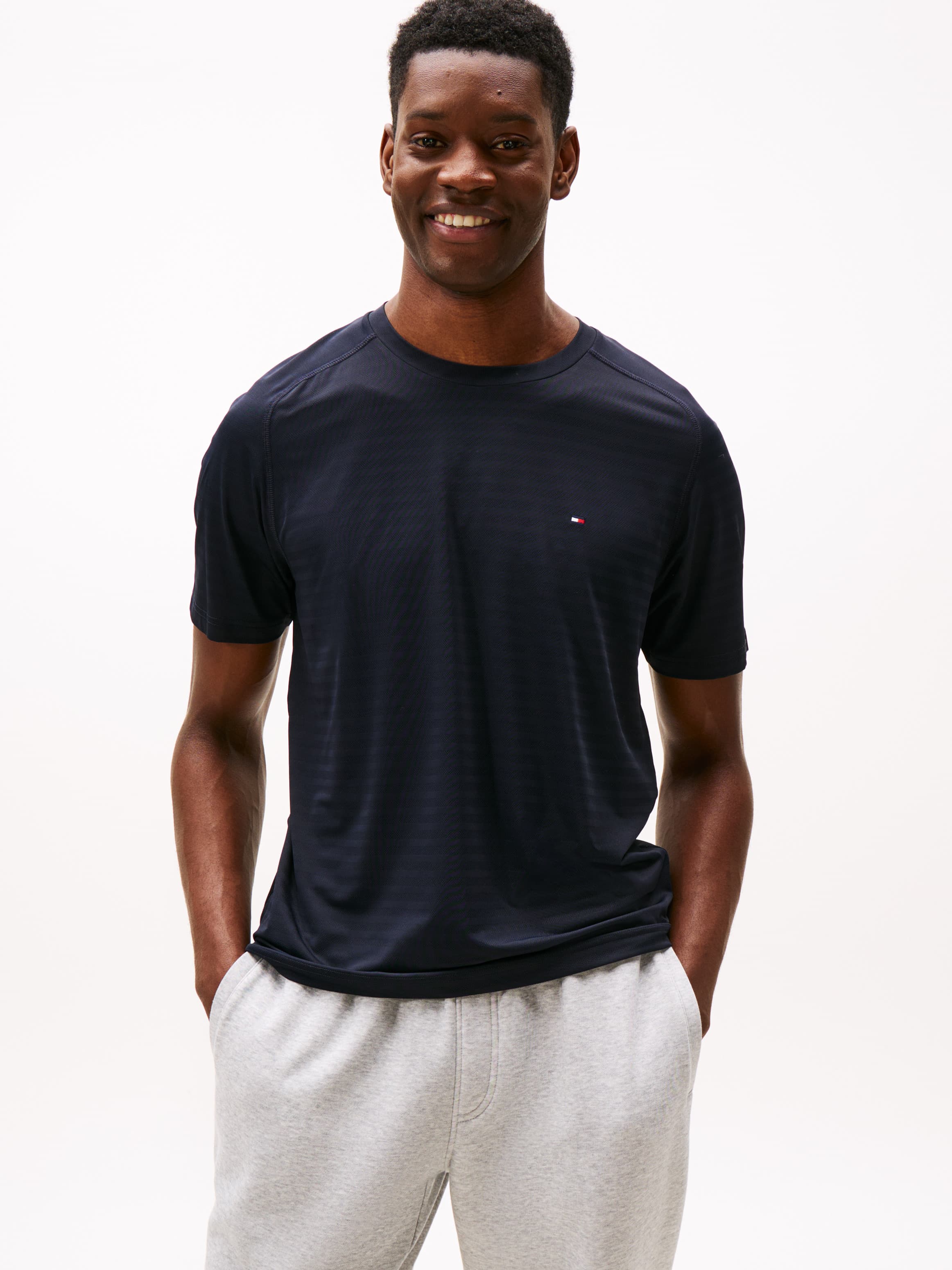 Performance Anti-Wrinkle Jacquard T-Shirt