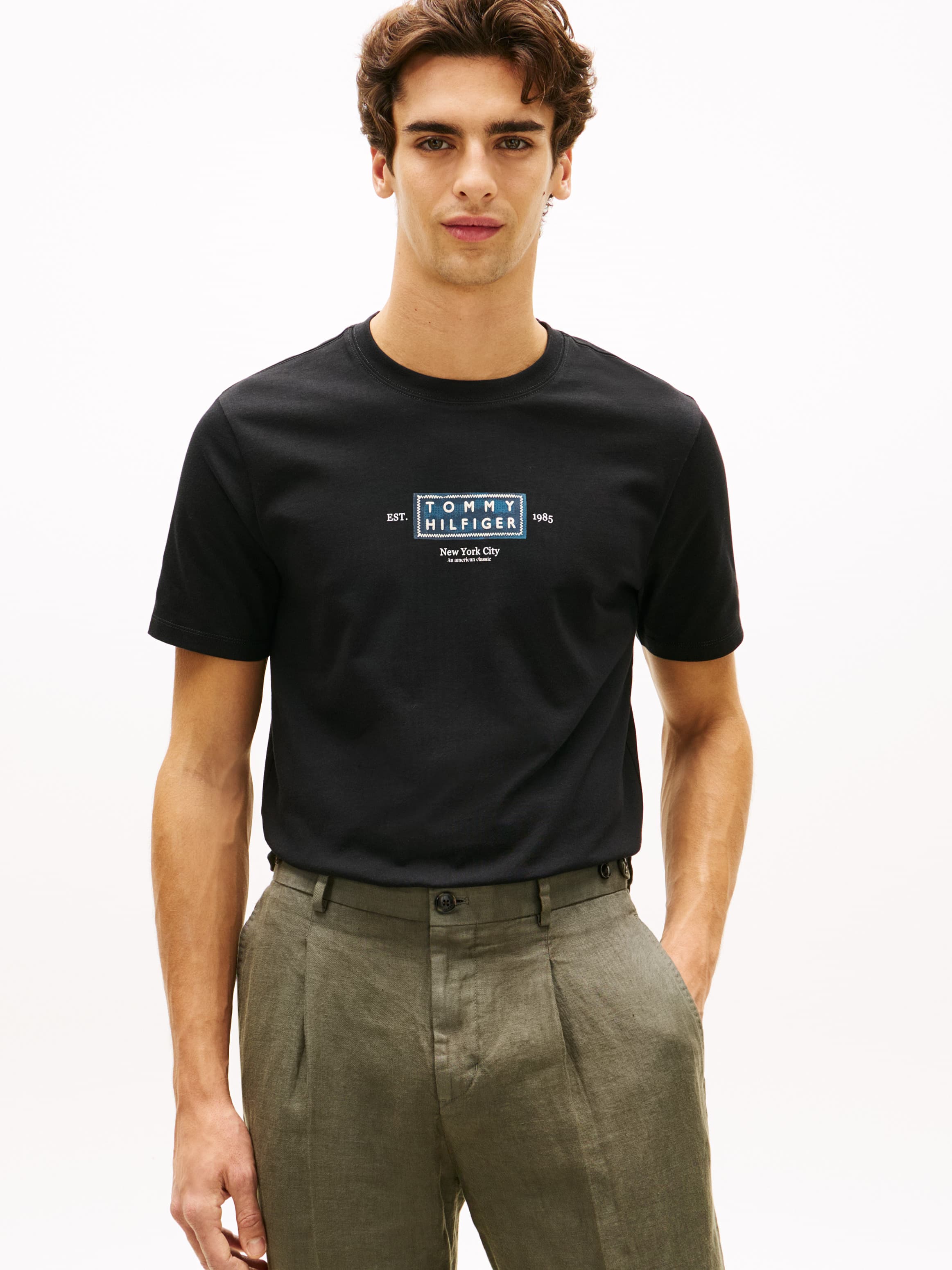 Heritage Logo Jersey Crew Neck T-Shirt