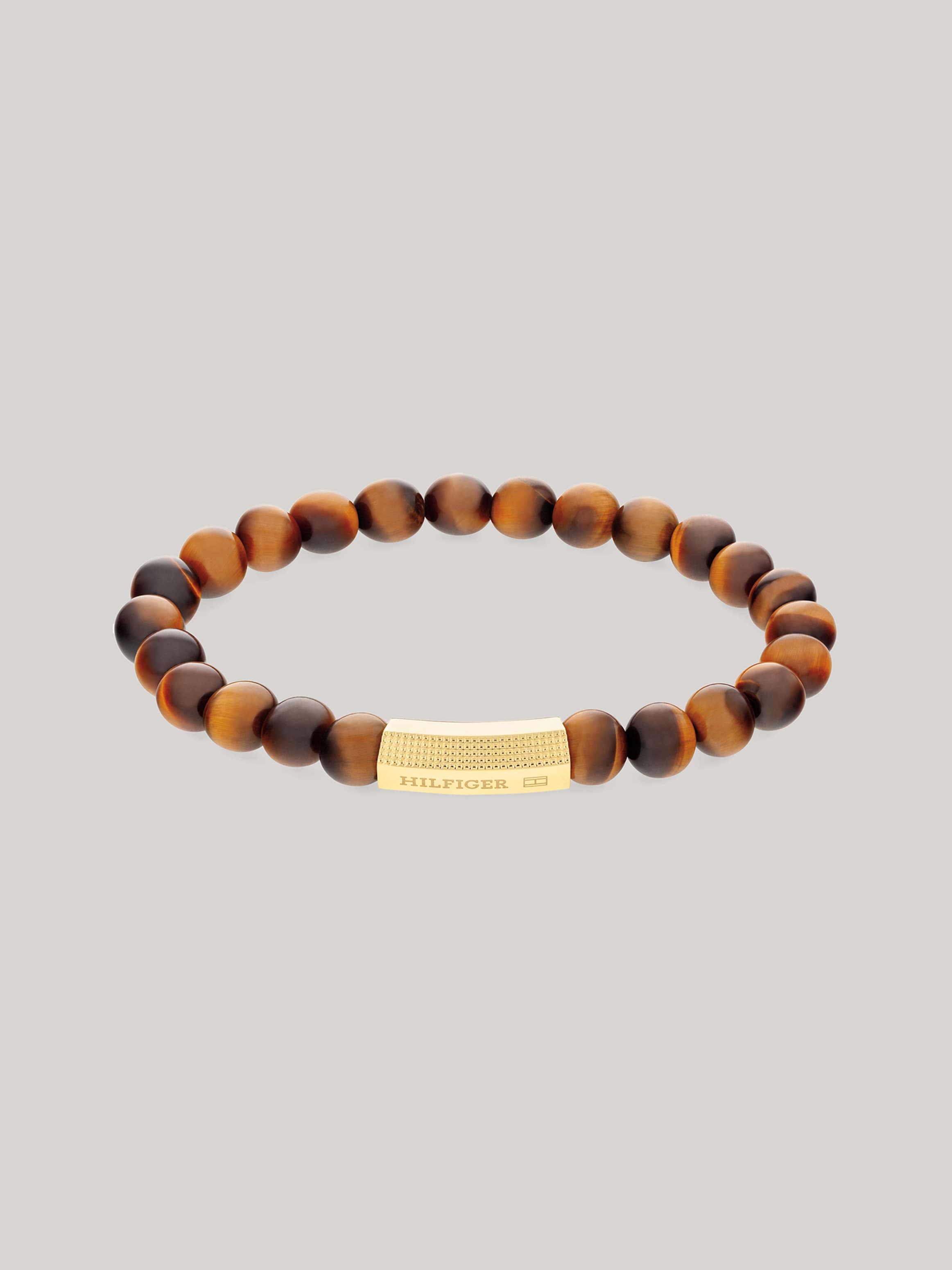Tigers Eye Quartz Beaded Bracelet