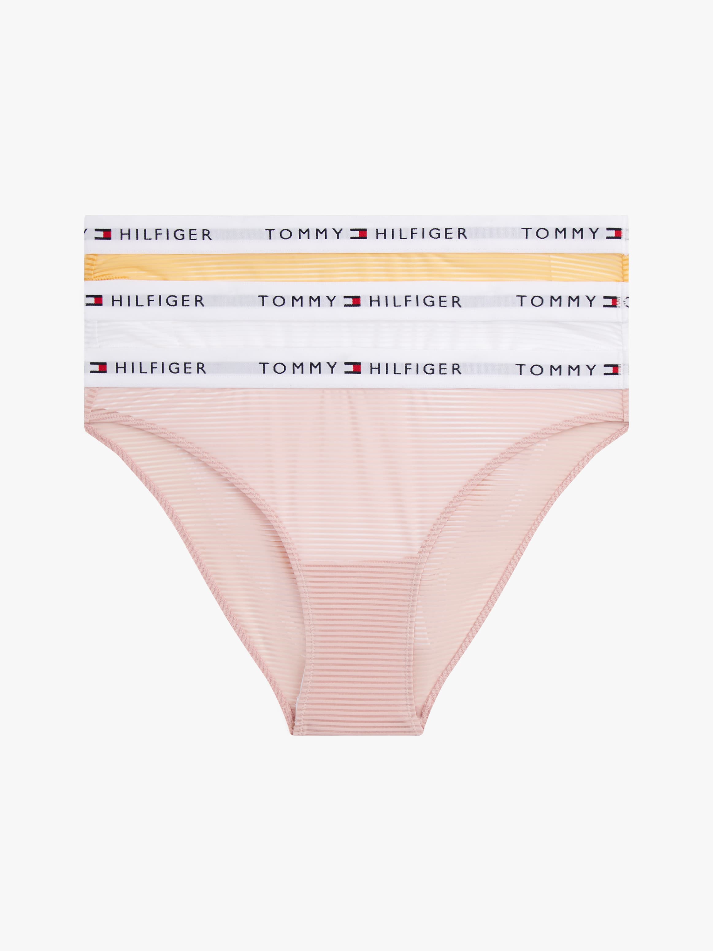 3-Pack Logo Waistband Mesh Briefs