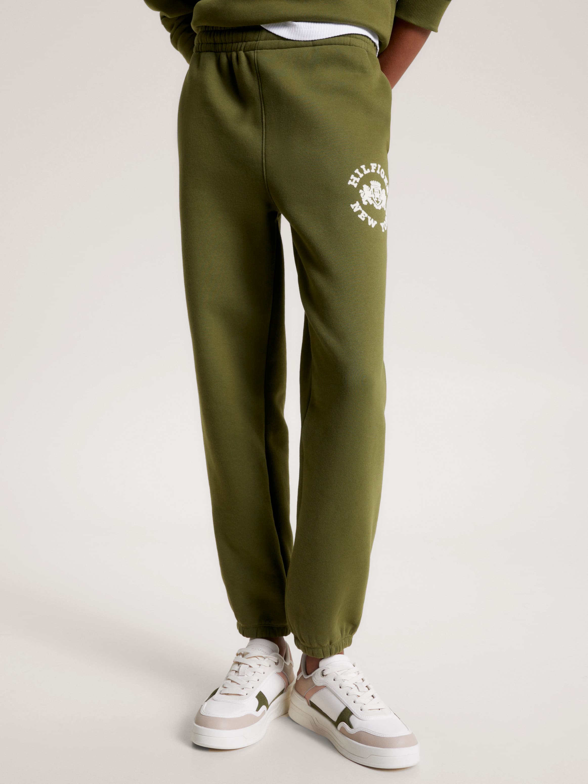Varsity Flocked Logo Joggers
