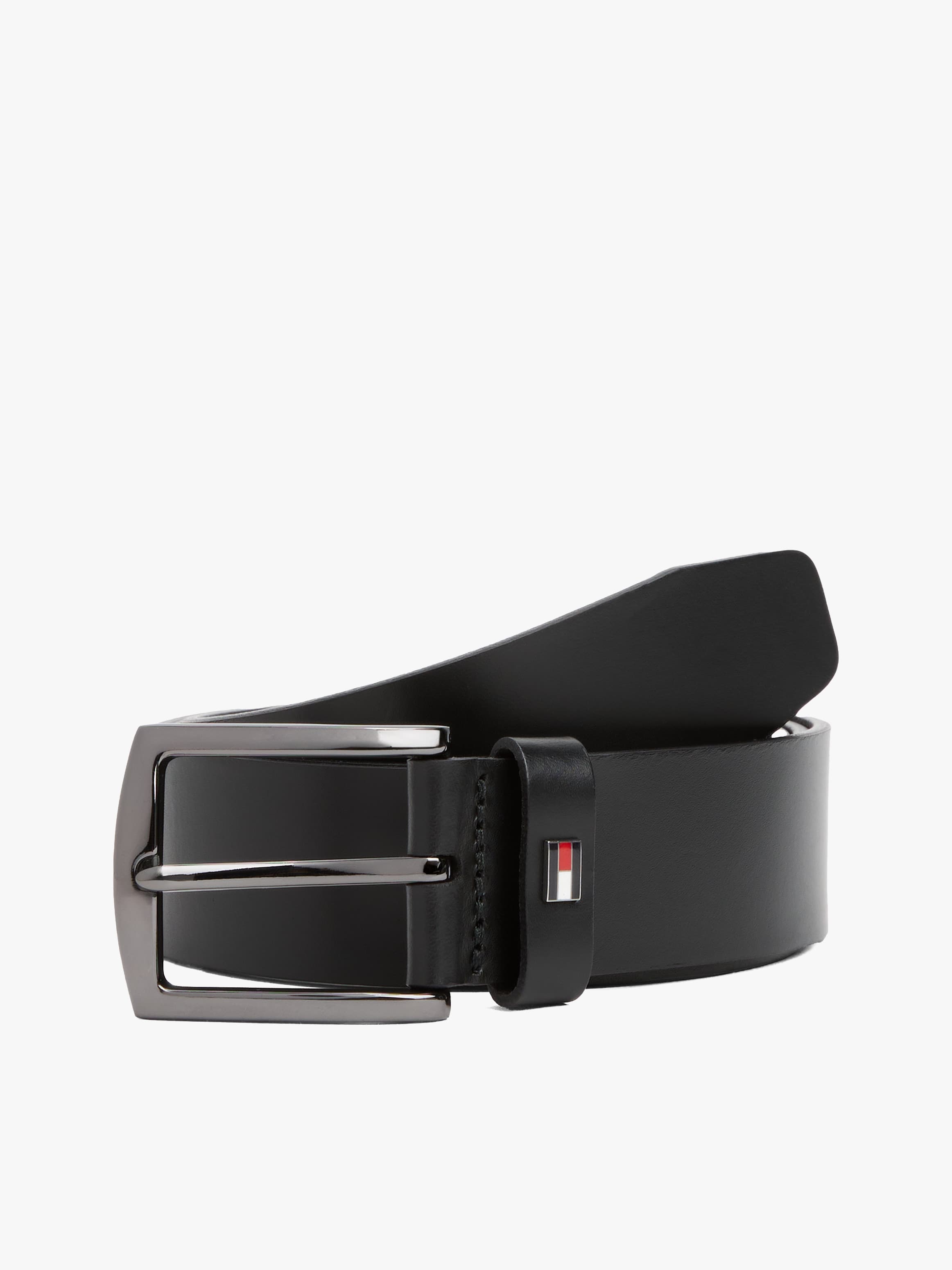 Denton Enamel Flag Leather Belt