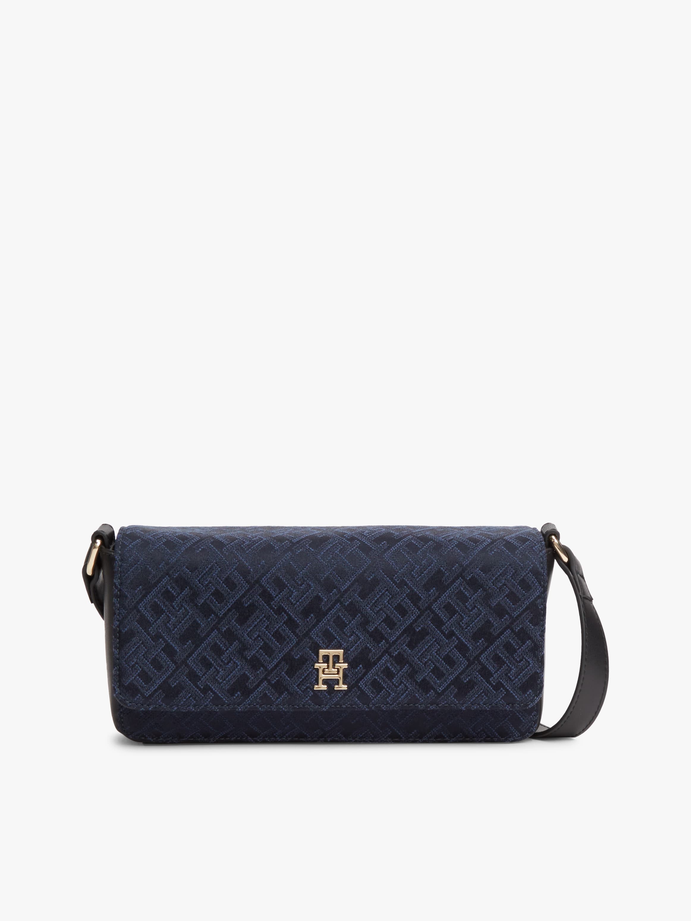 TH Monogram Jacquard Weave Crossbody Bag