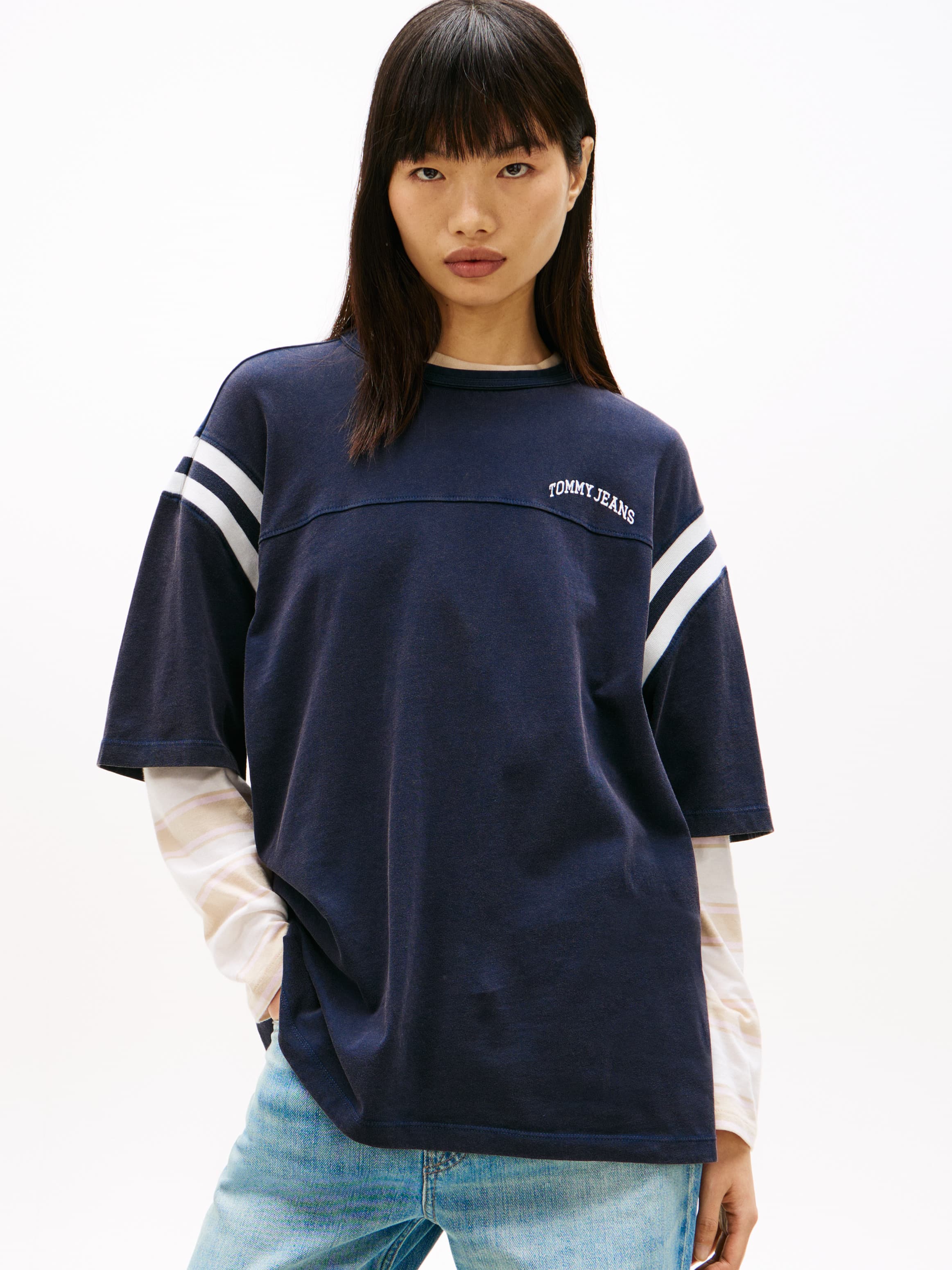 Logo Oversized Crew Neck T-Shirt