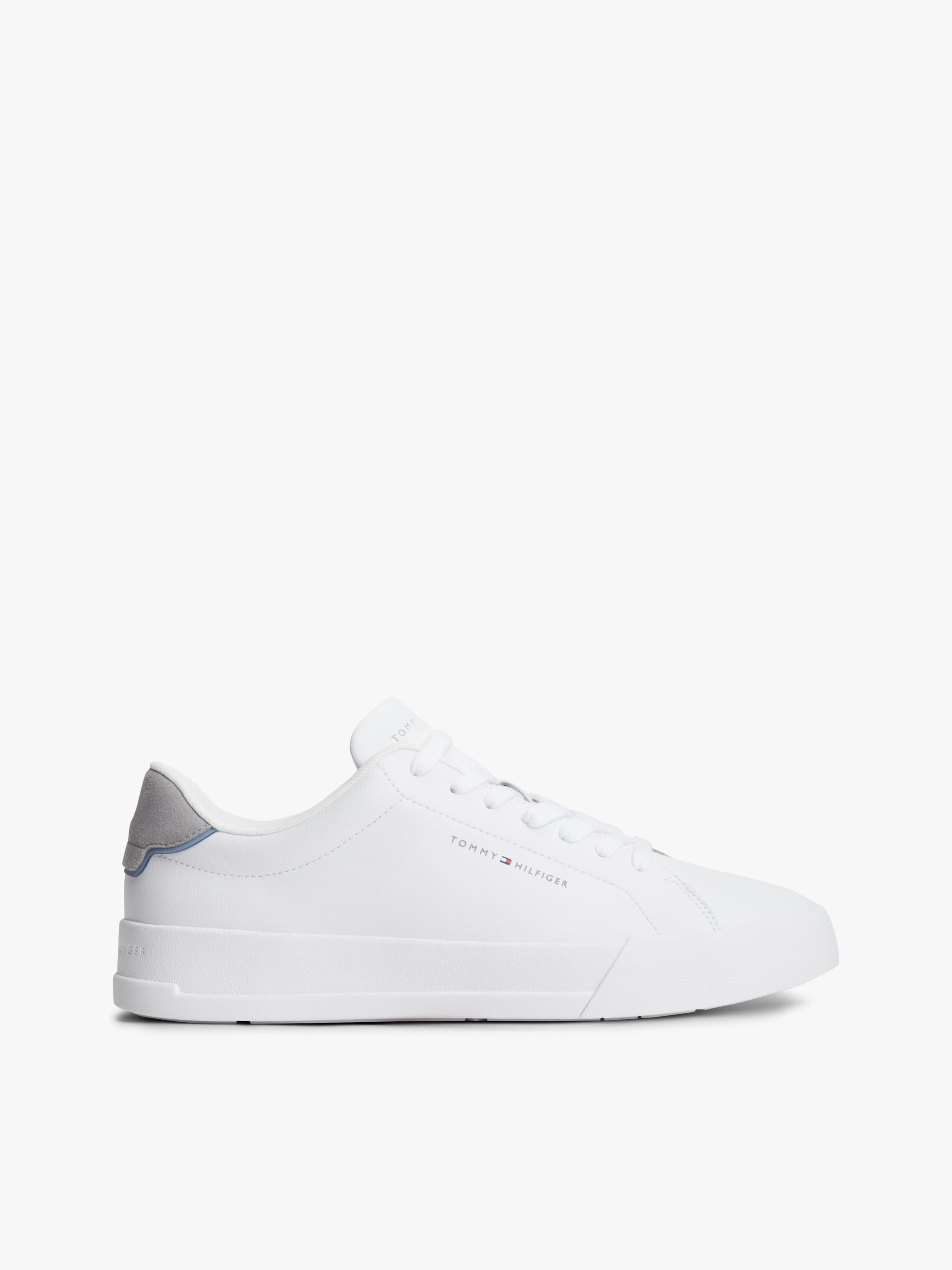 Logo Court Trainers with Leather