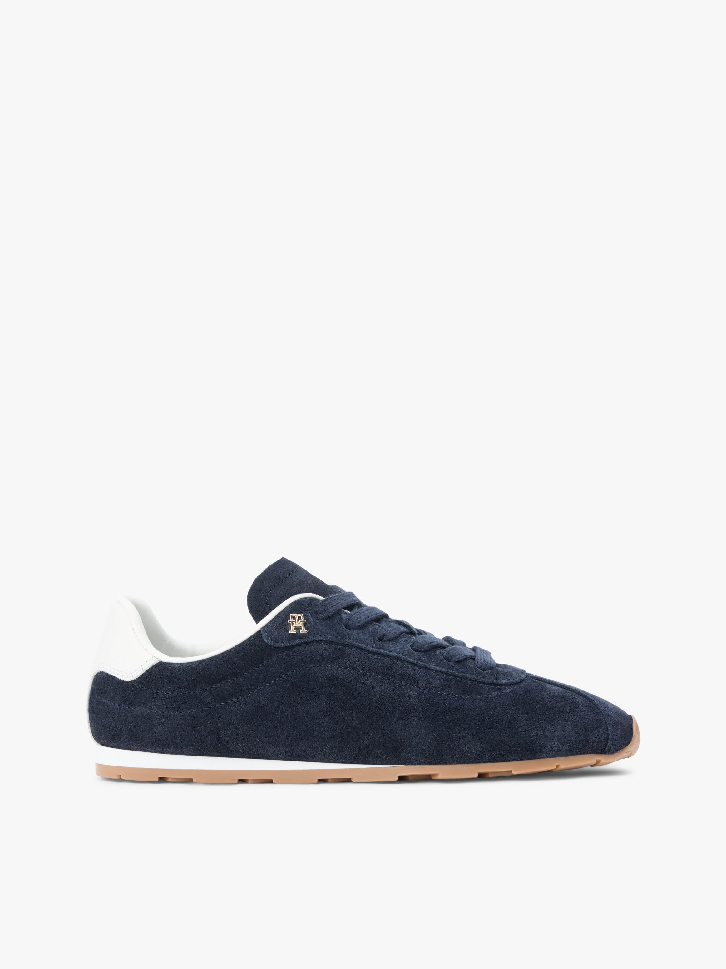 Suede TH Monogram Low Profile Trainers