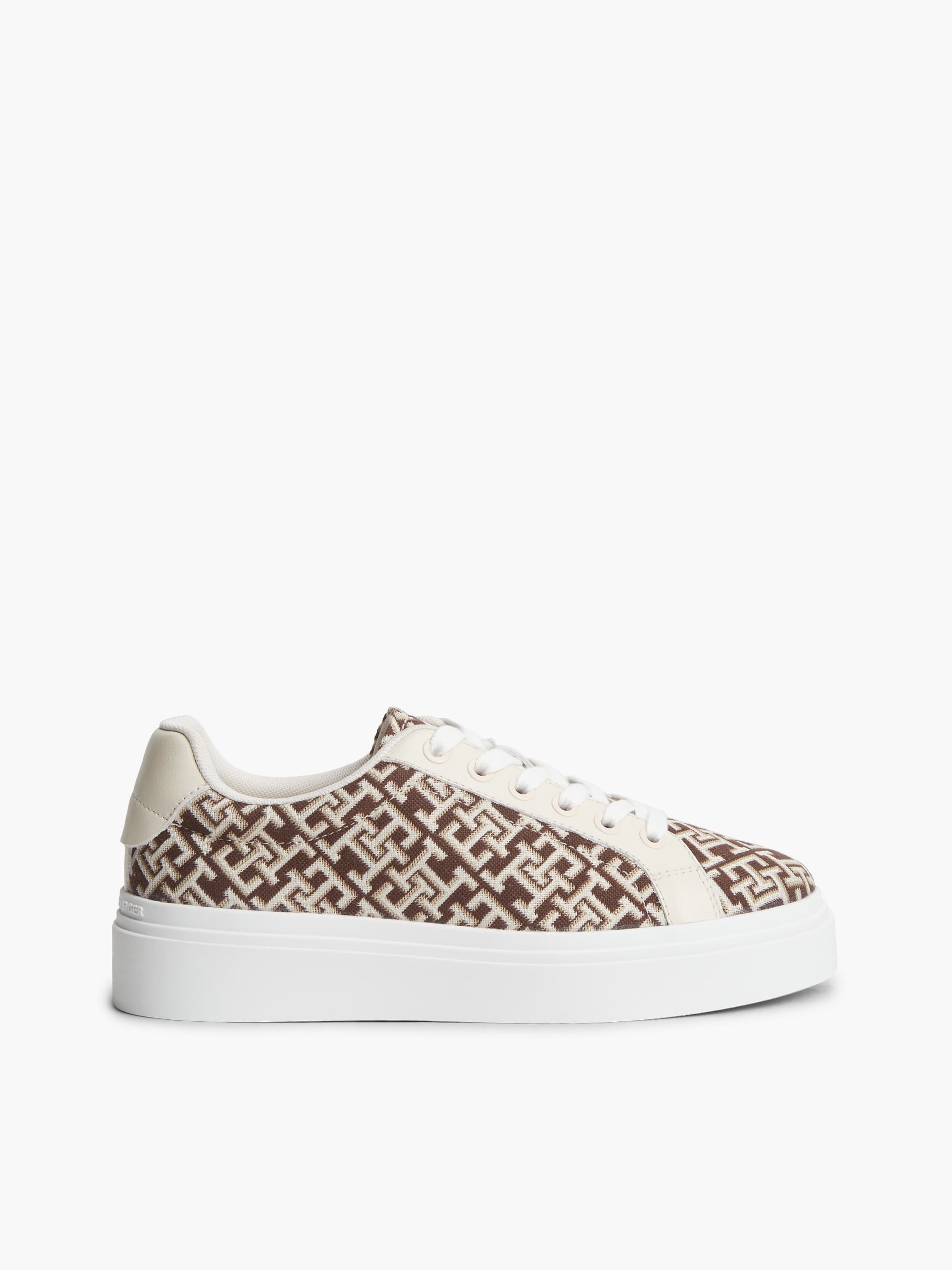 TH Monogram Platform Textile Trainers