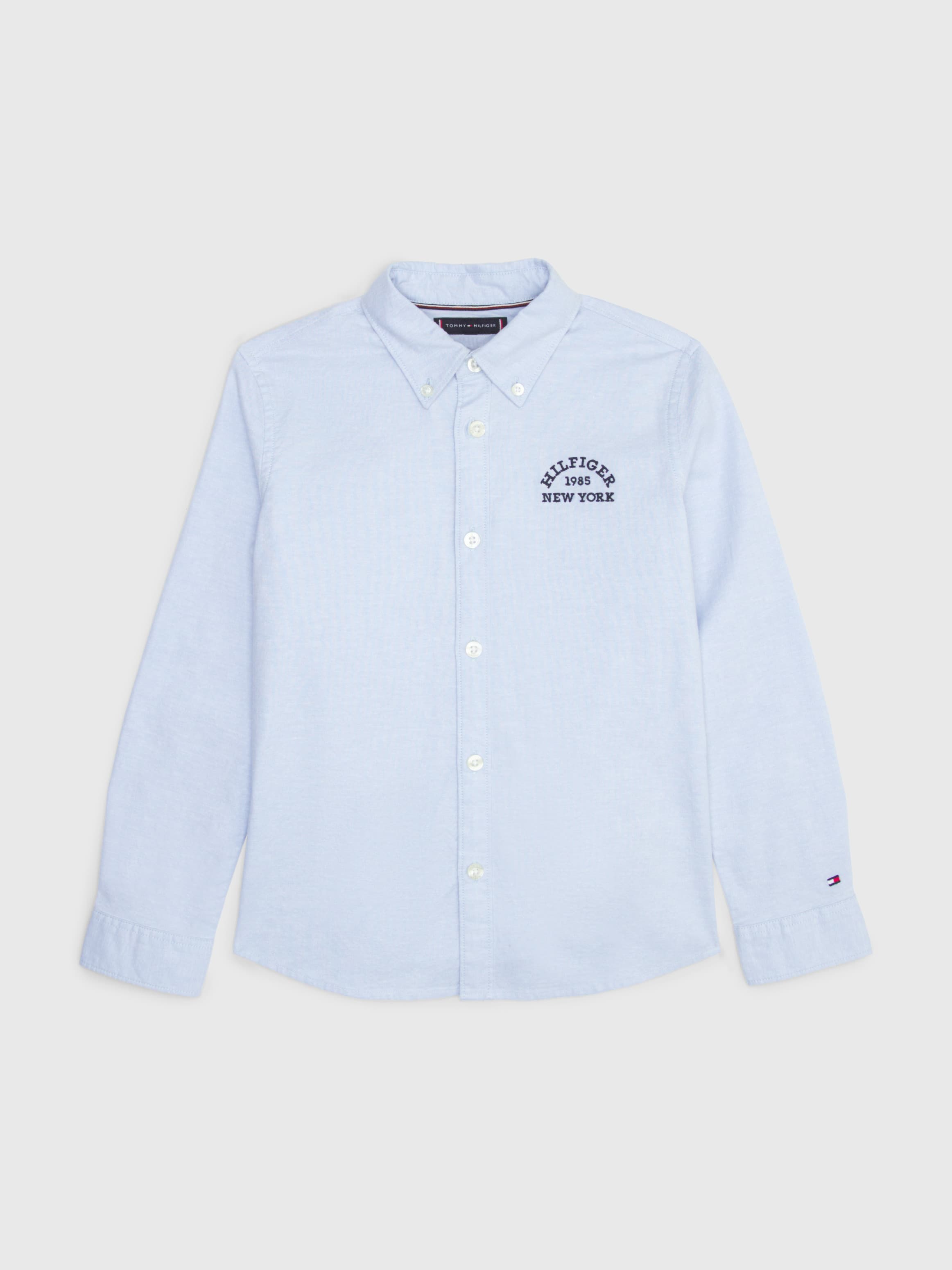 Varsity Logo Embroidery Oxford Shirt