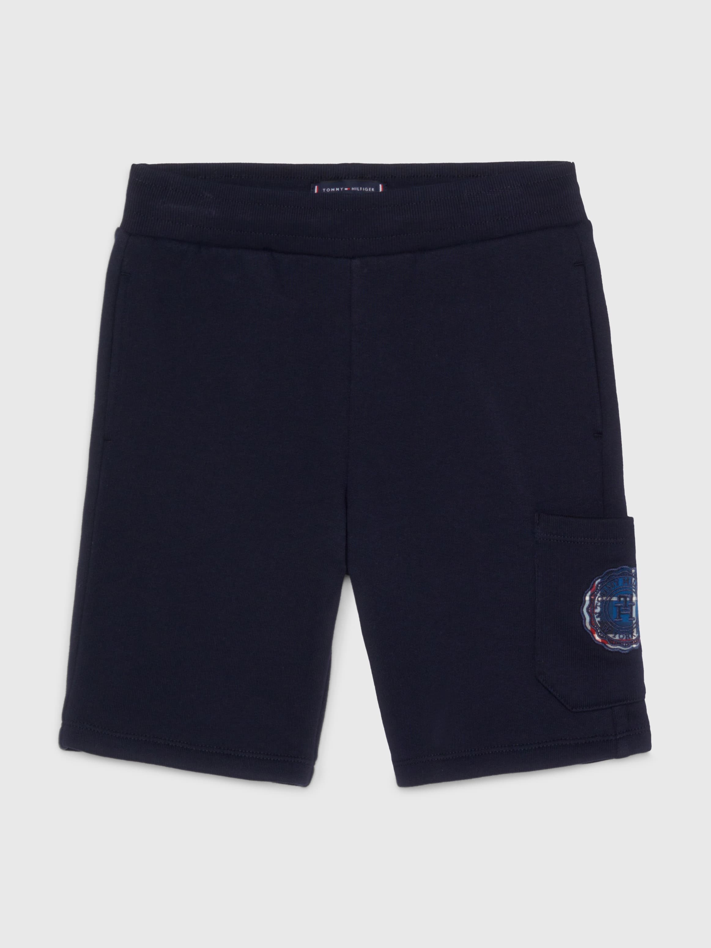 TH Monogram Stamp Side Pocket Shorts