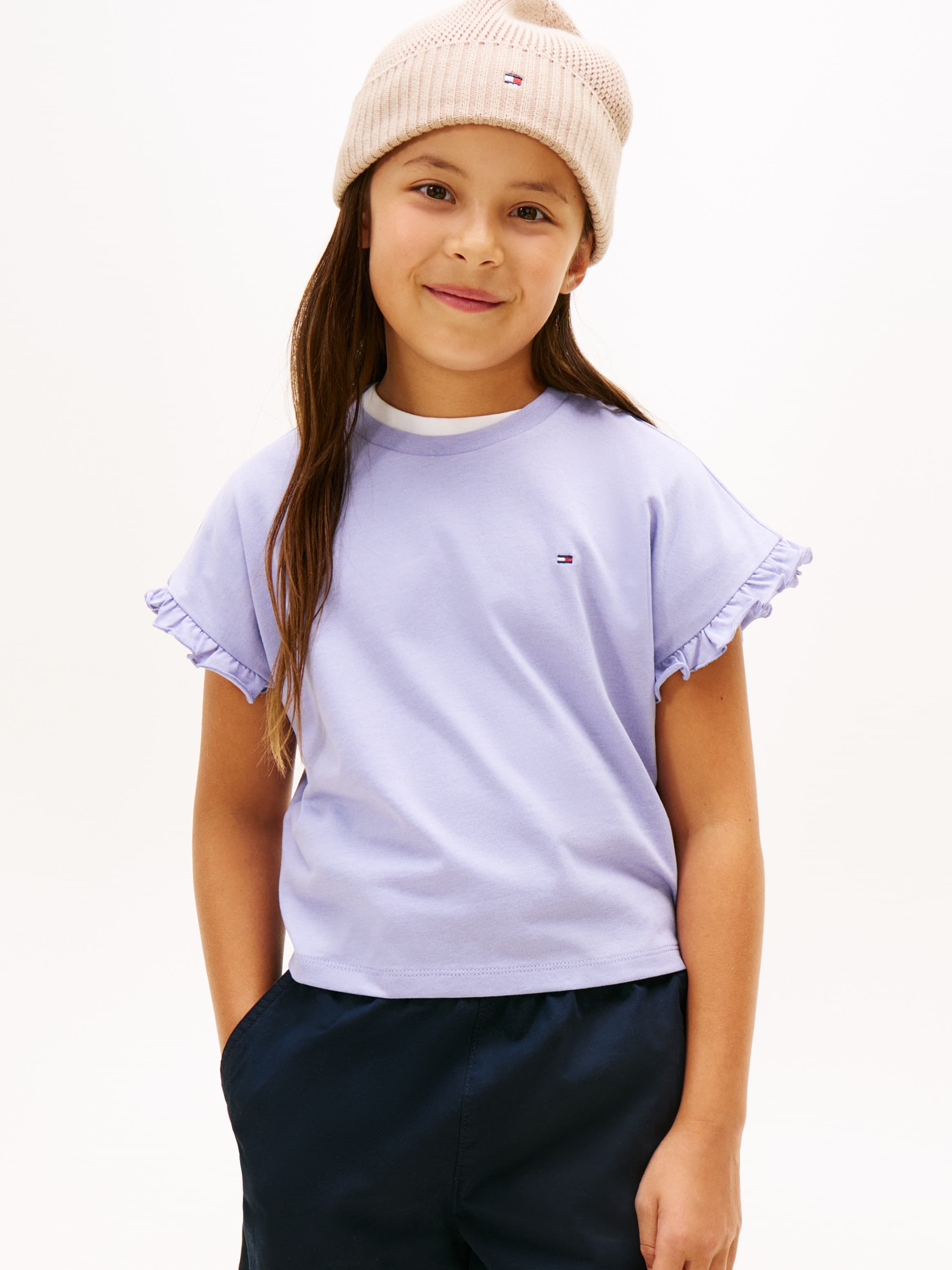 Essential Ruffle Cuff Relaxed Top