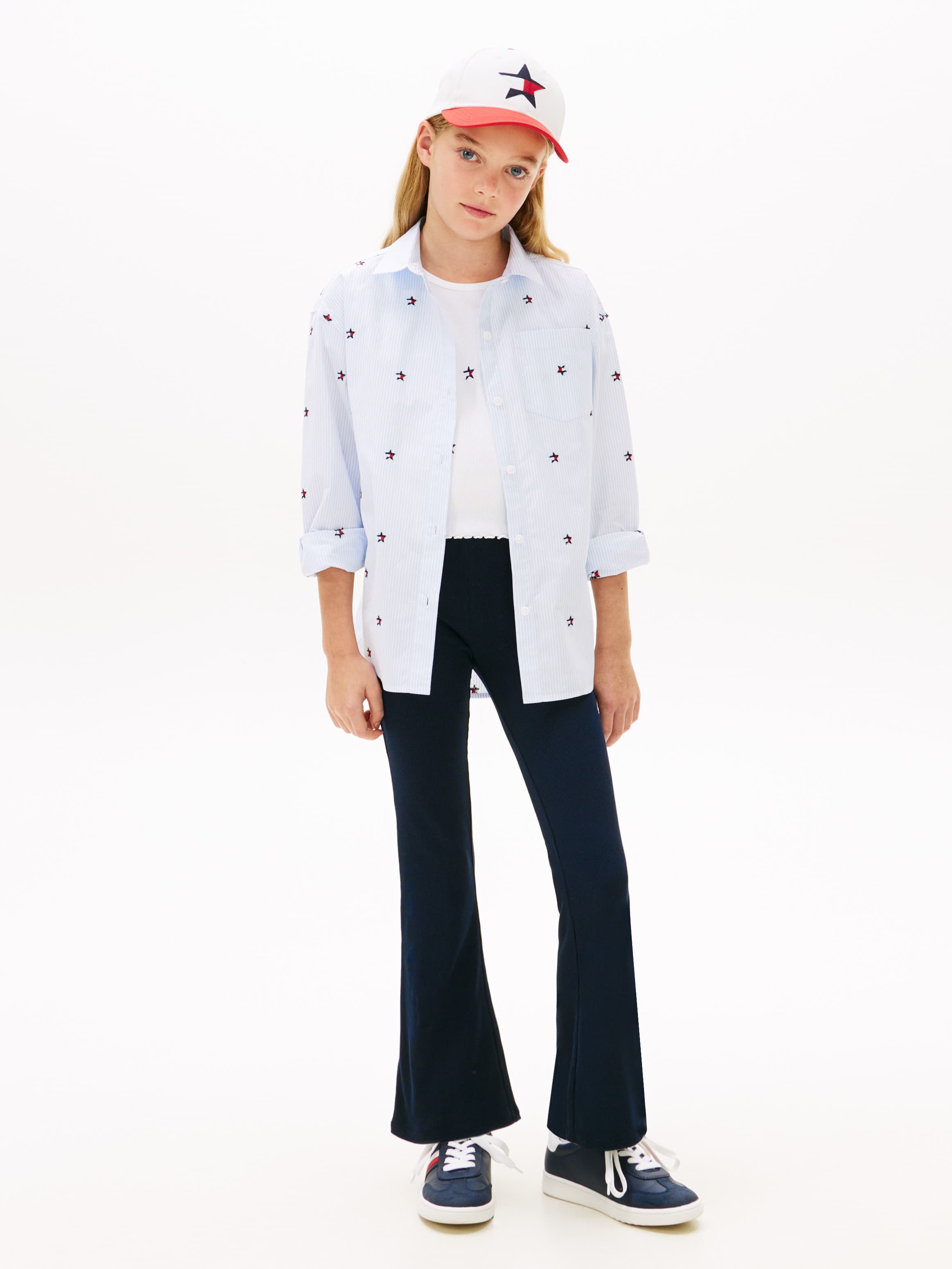 Essential Ribbed Extra Slim Flared Leggings