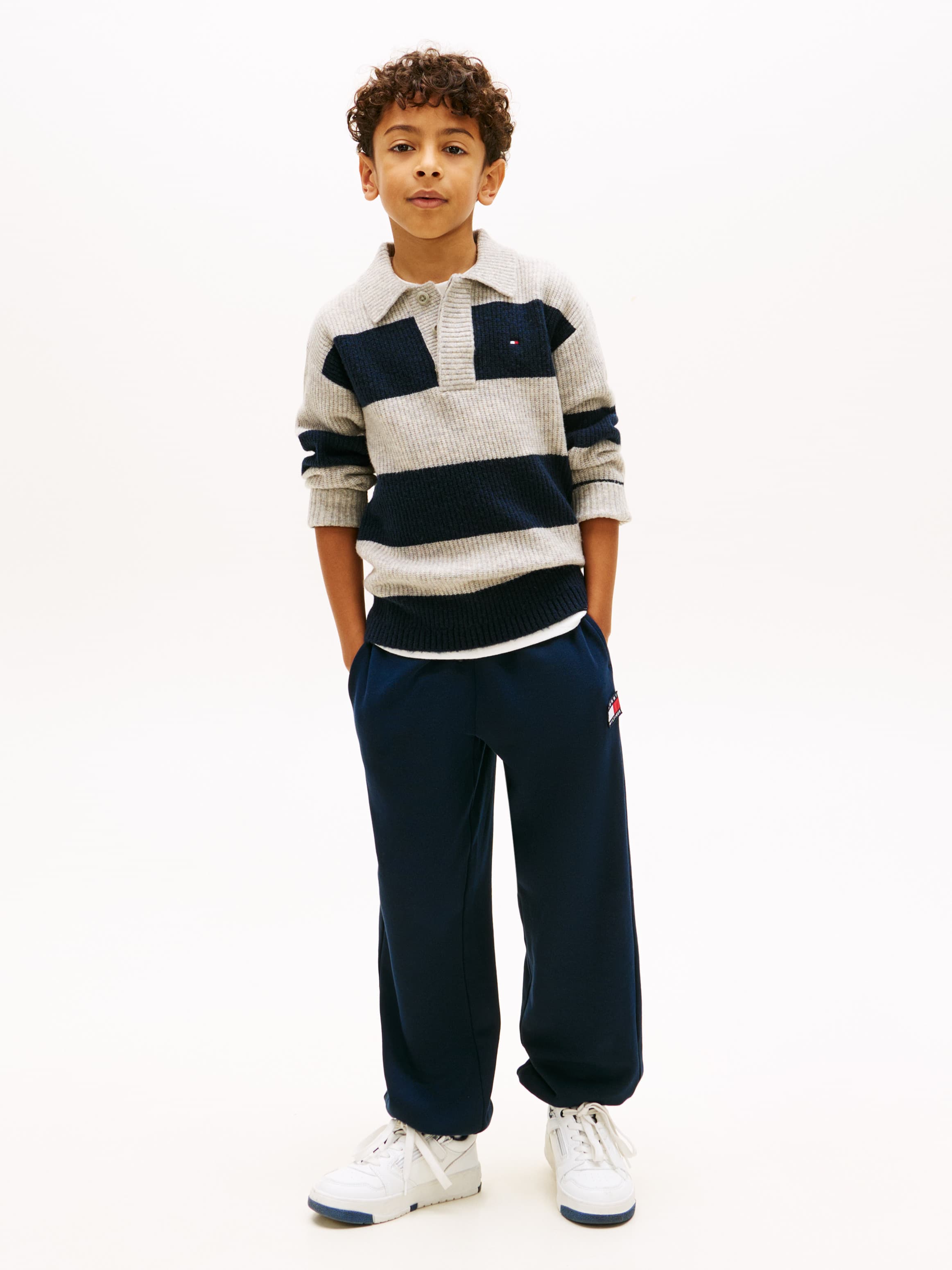 Heritage Flag Logo Cuffed Drawstring Joggers
