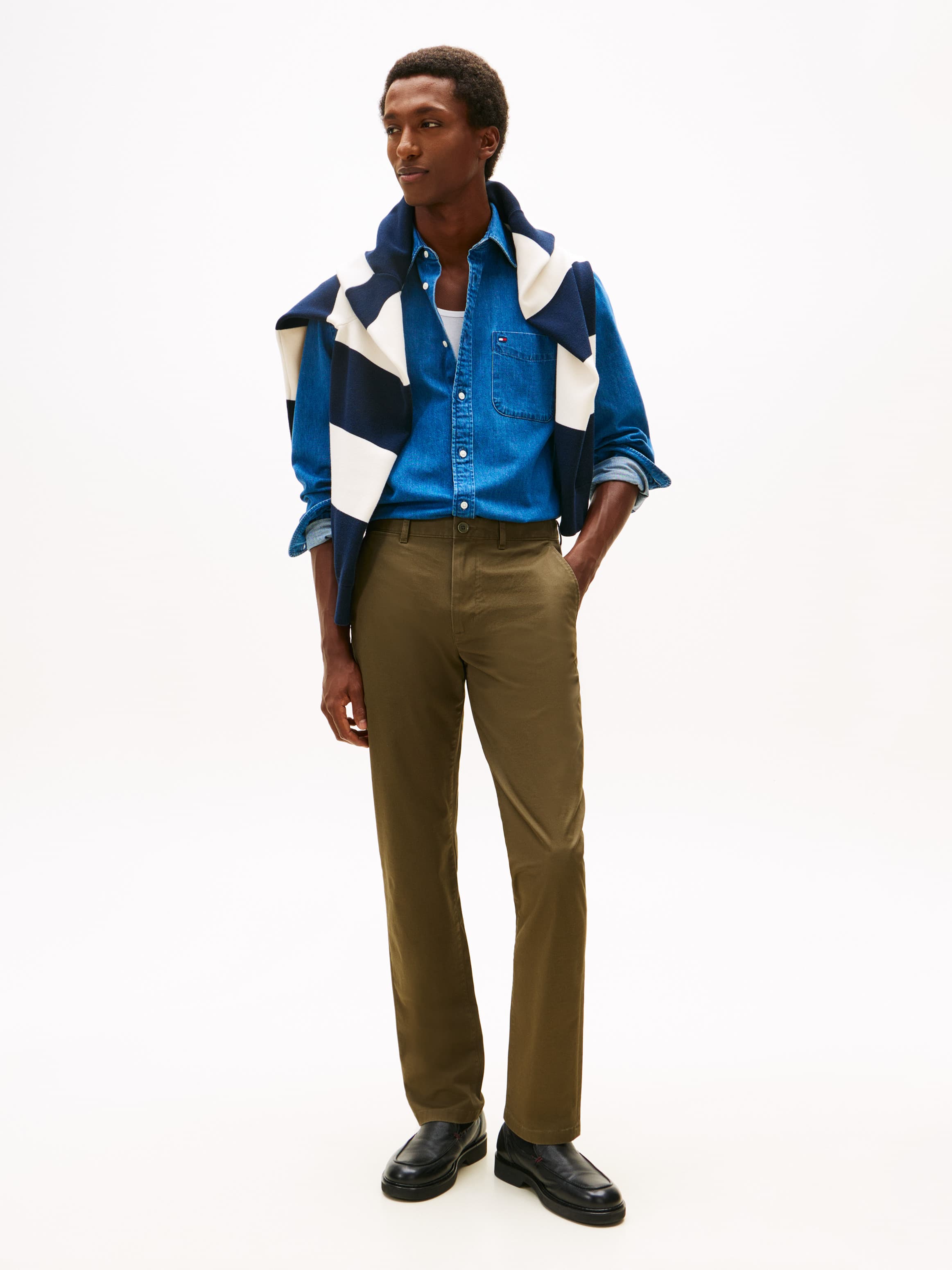 Denton Twill Straight Leg Chinos