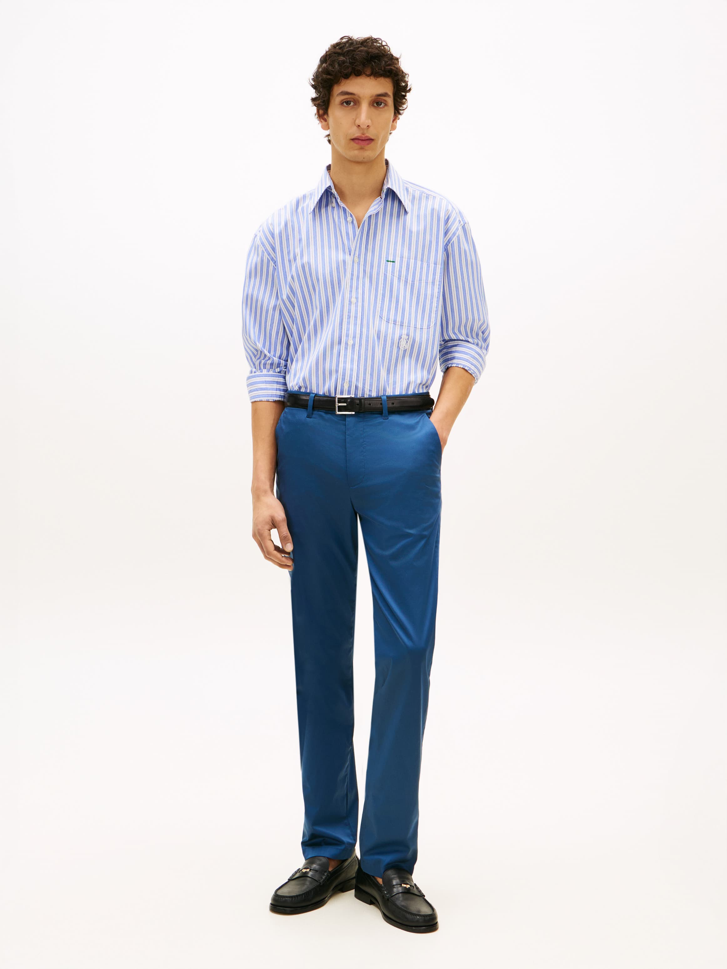 Denton Satin Straight Leg Chinos