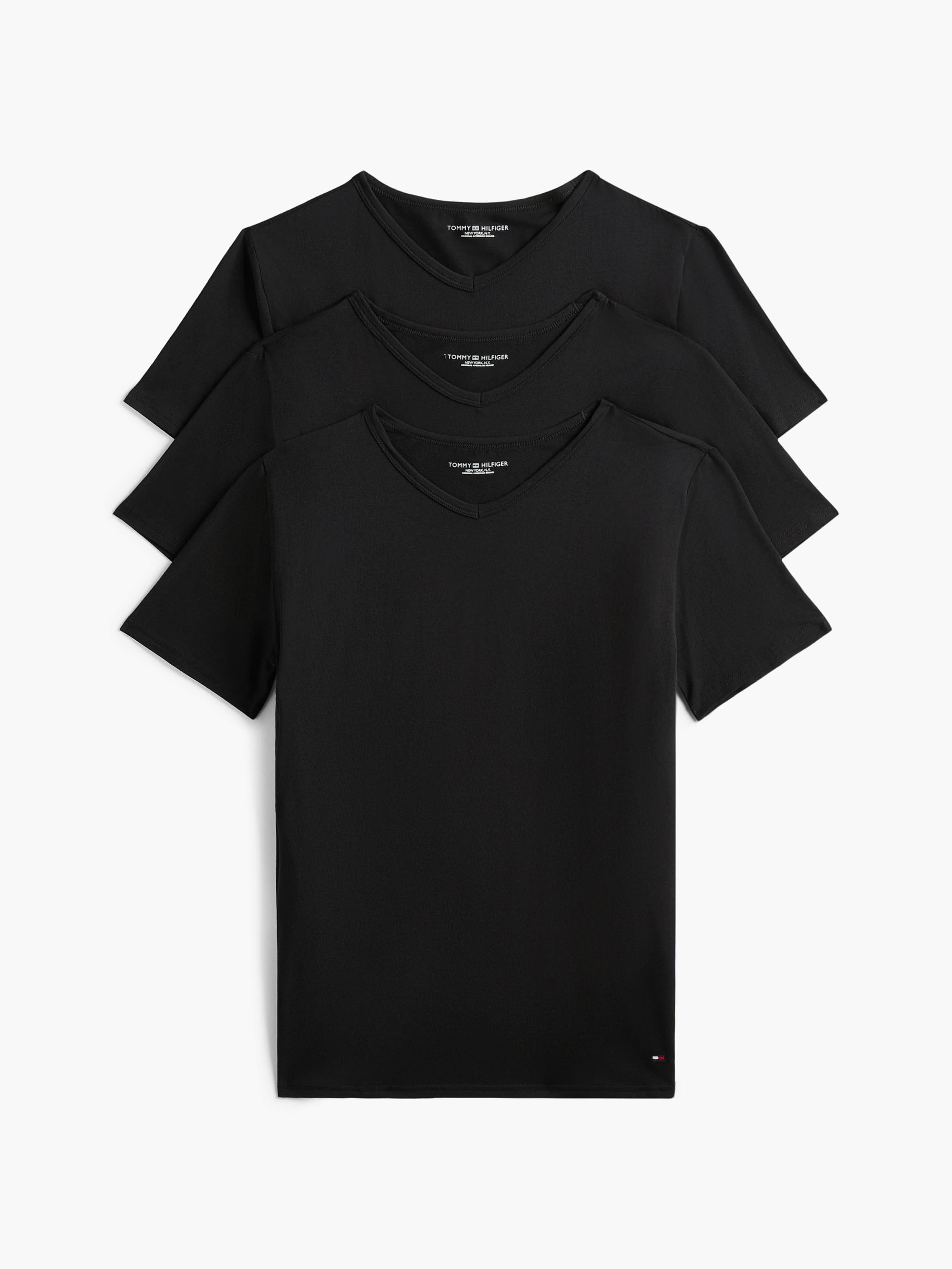 3 Pack V-Neck Cotton T-Shirts