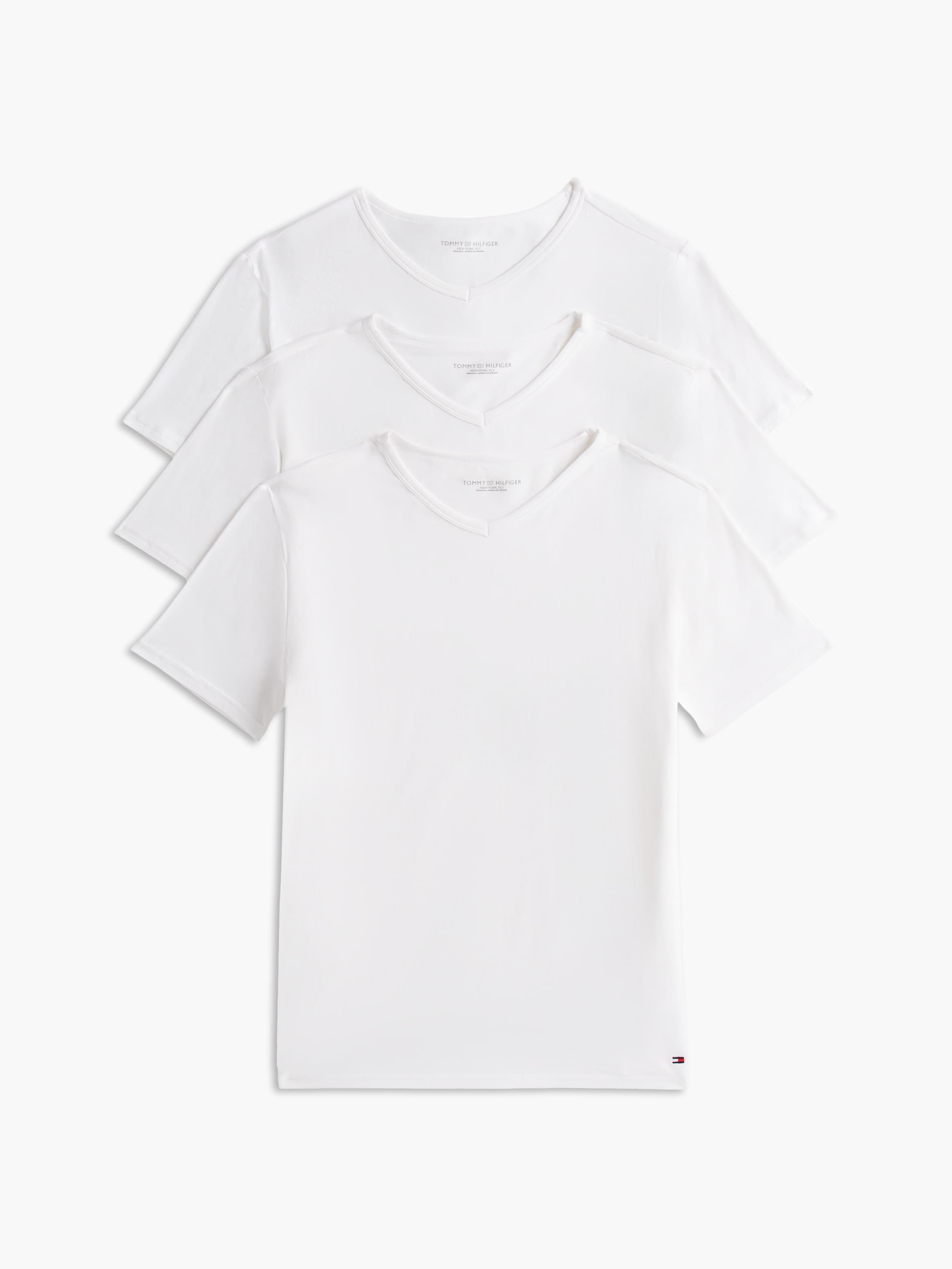 3 Pack V-Neck Cotton T-Shirts