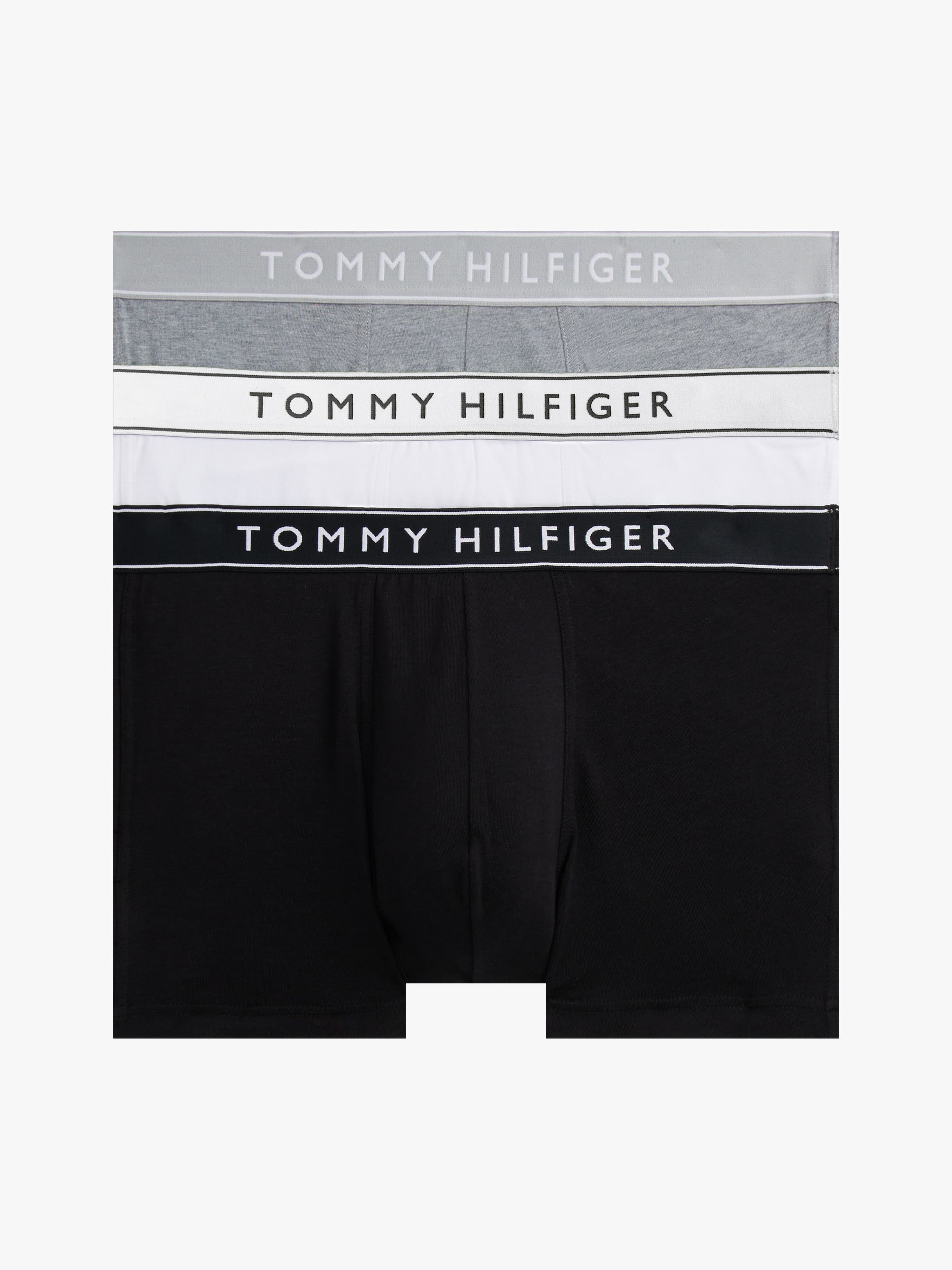 3-Pack Essential Repeat Logo Waistband Trunks