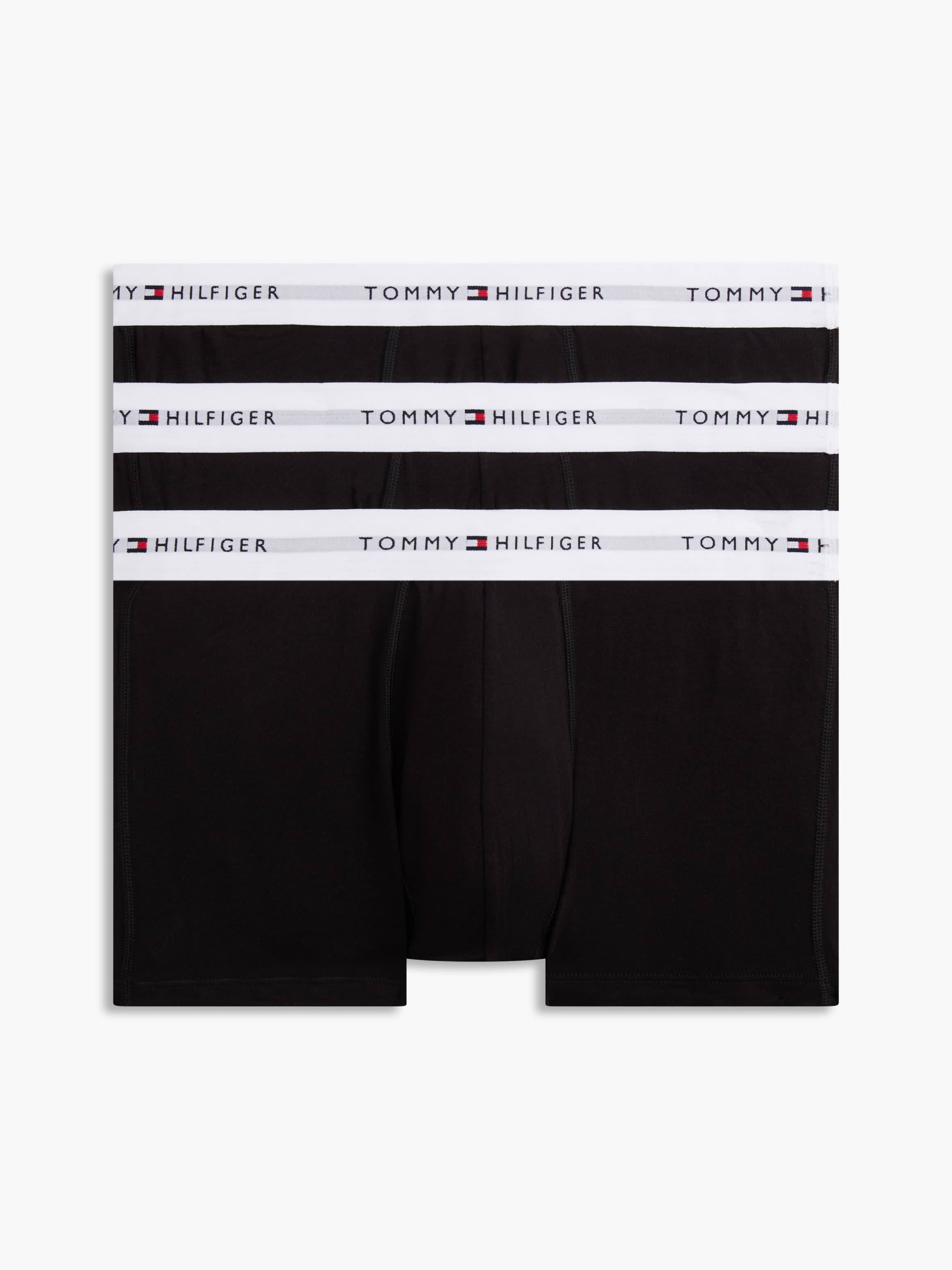 3-Pack Signature Repeat Logo Waistband Trunks